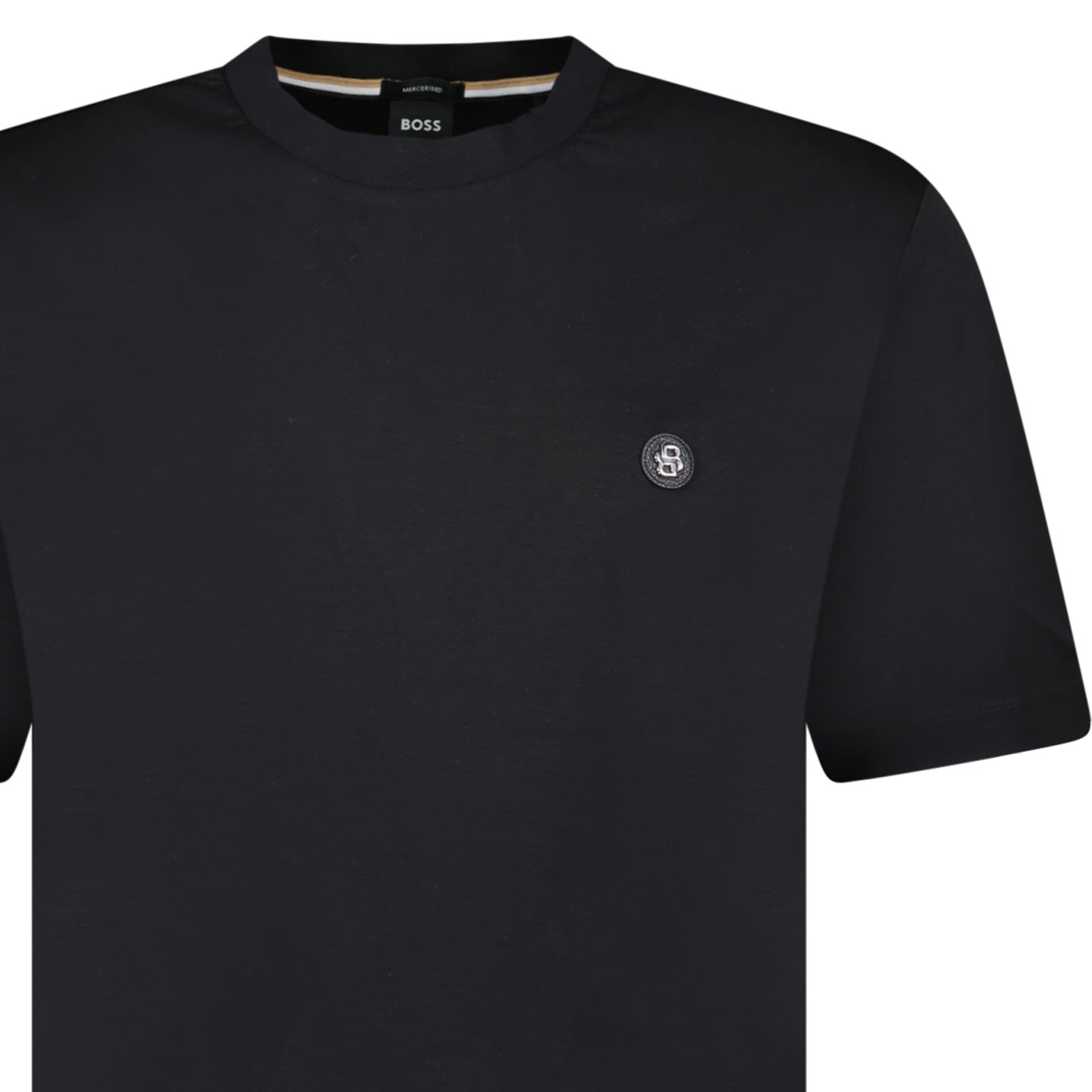 Hugo Boss Black Rubberised Logo T-Shirt Black