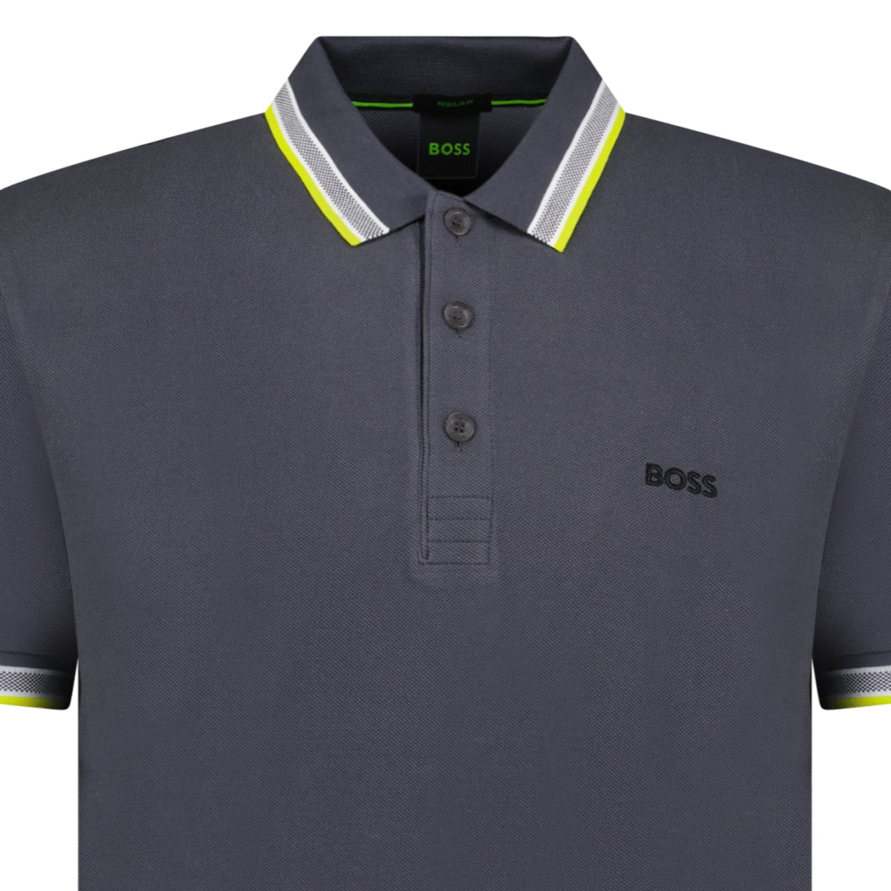 Hugo Boss Paddy Polo Shirt Dark Grey