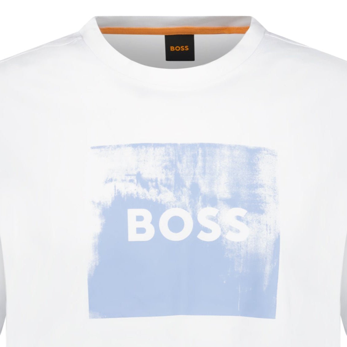 Hugo Boss Regular Fit Graphic Print T-Shirt White