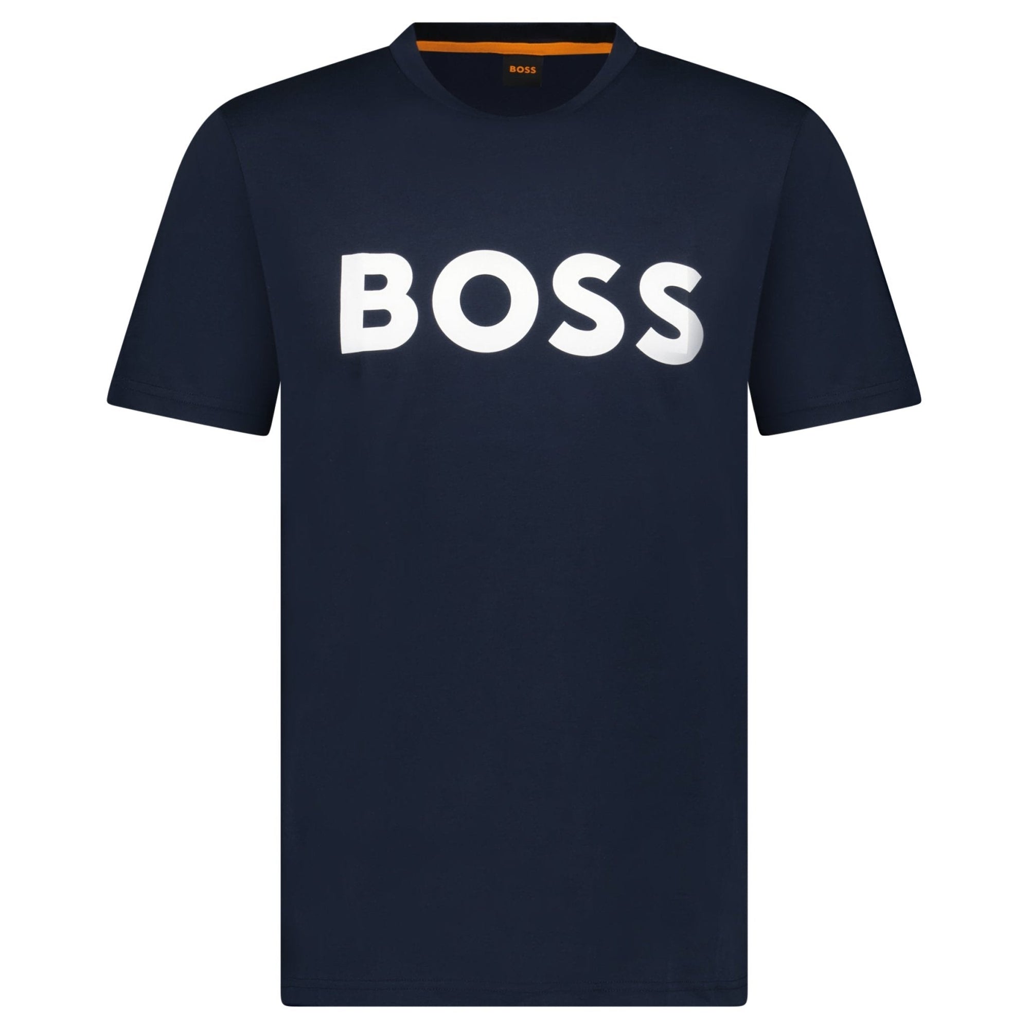 Hugo Boss Thinking 1 Logo T-Shirt in Dark Navy
