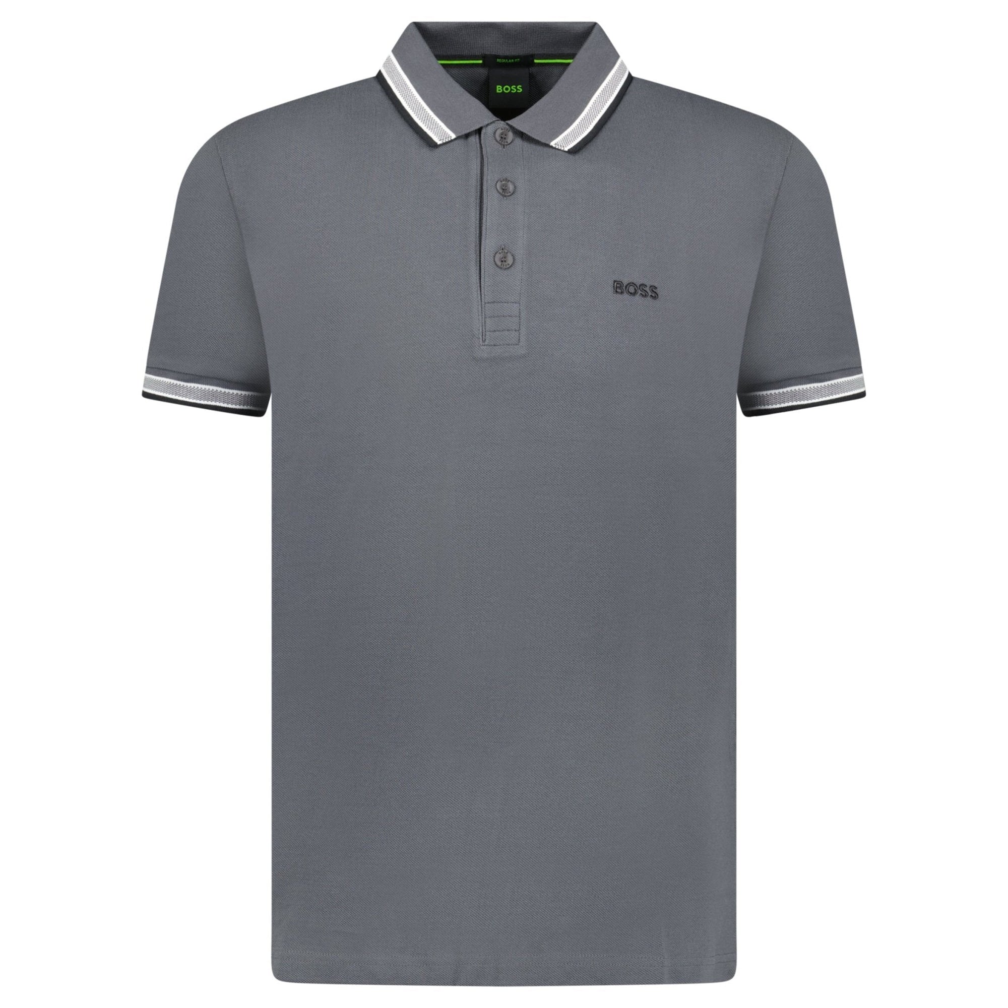 Hugo Boss Paddy Polo Shirt Dark Grey