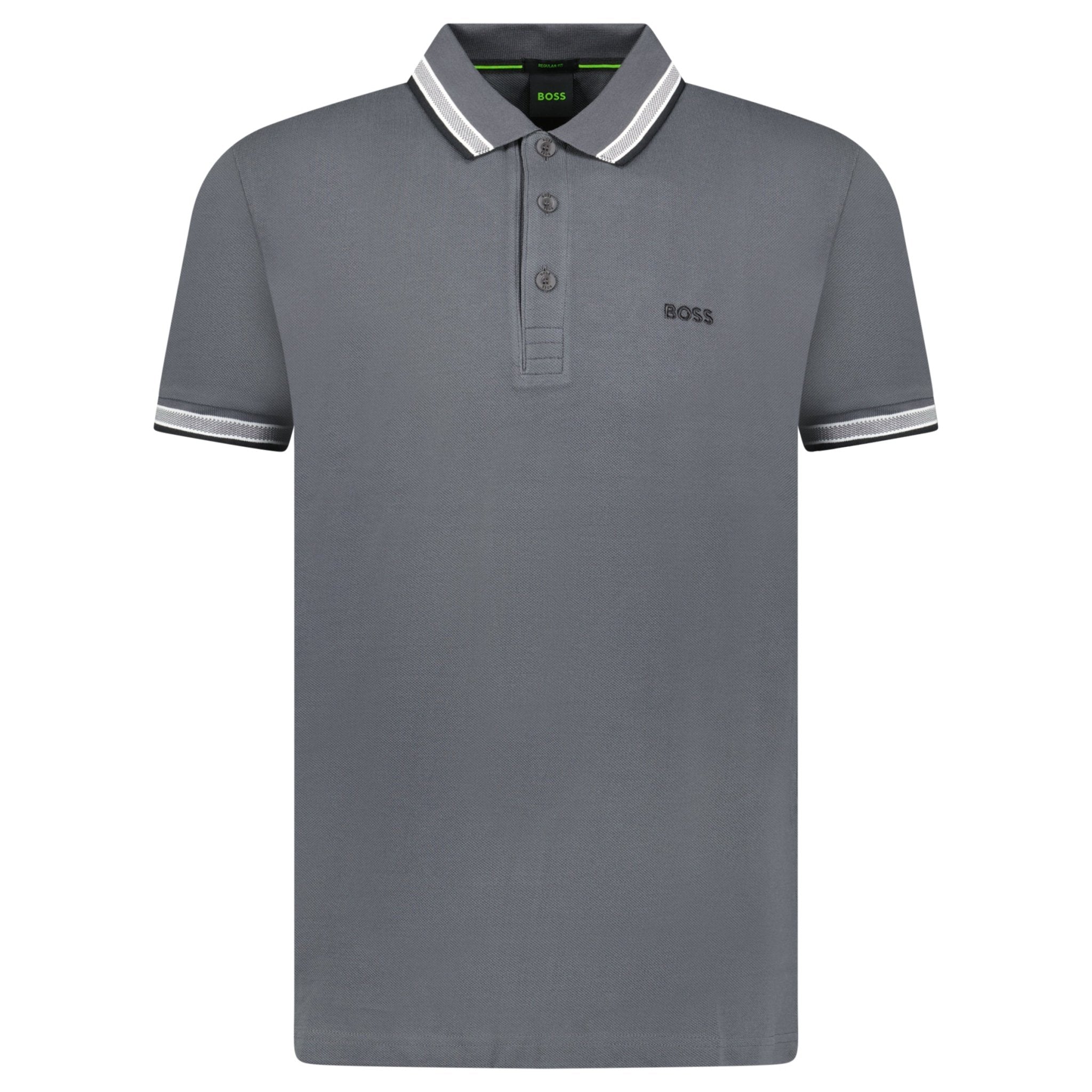 Hugo Boss Paddy Polo Shirt Dark Grey