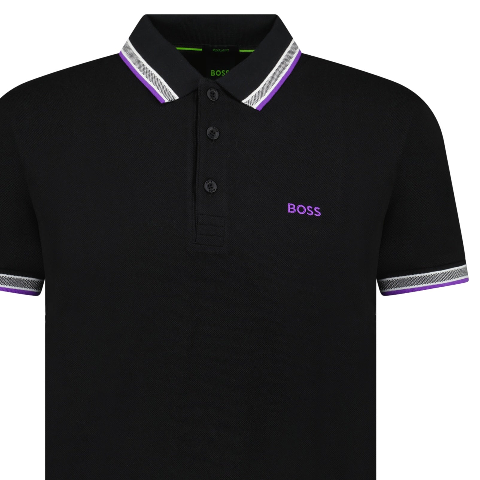 Hugo Boss Paddy Polo Shirt Purple & Black