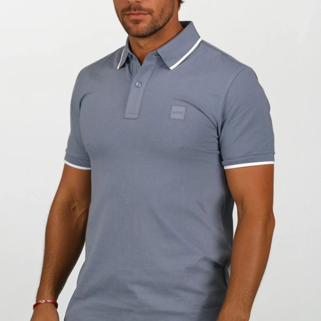 Hugo Boss Passertip Polo T-Shirt in Blue