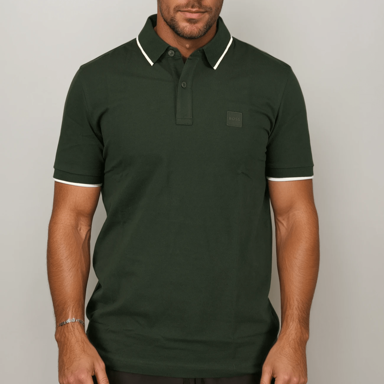 Hugo Boss Passertip Polo T-Shirt in Green