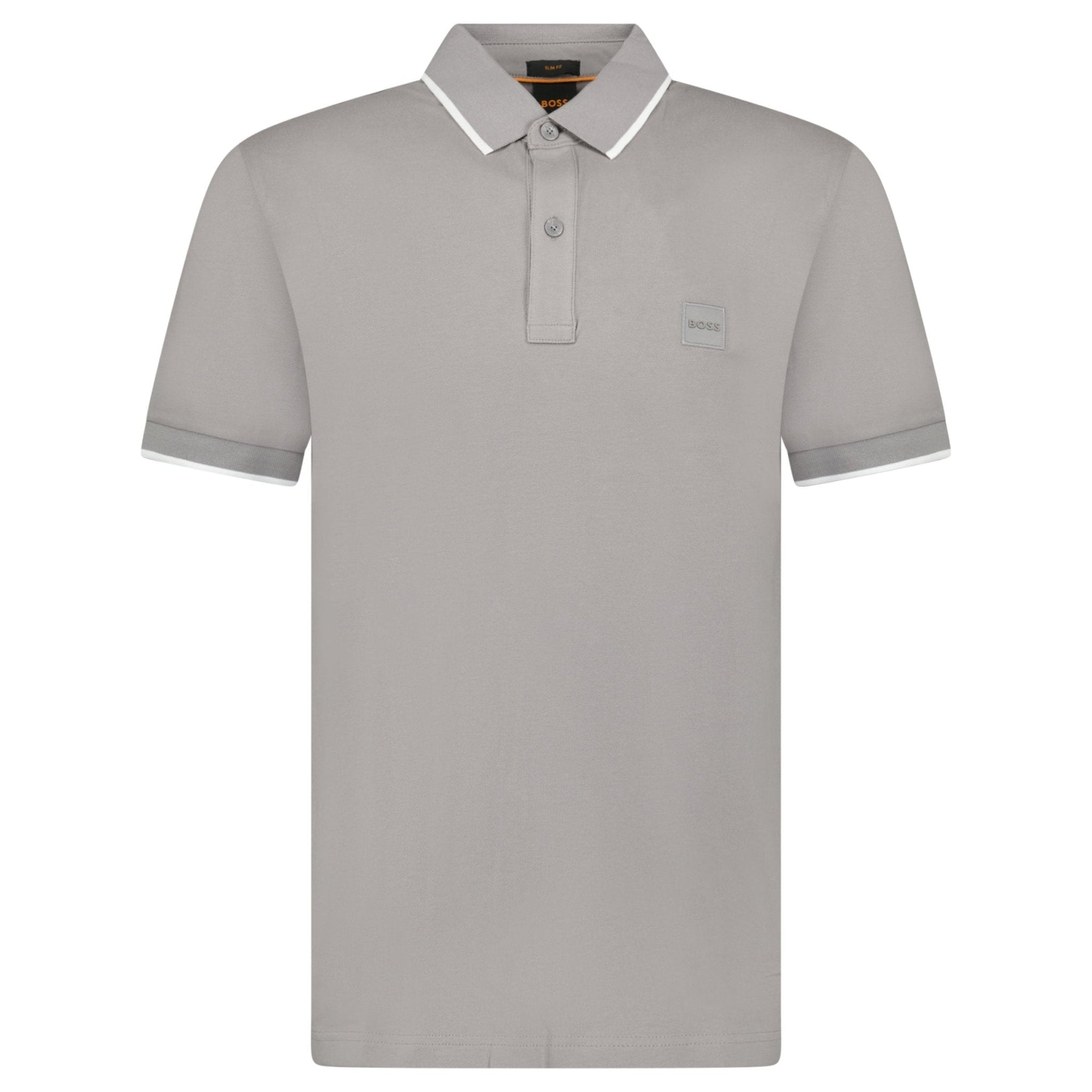 Hugo Boss Passertip Polo T-Shirt in Grey