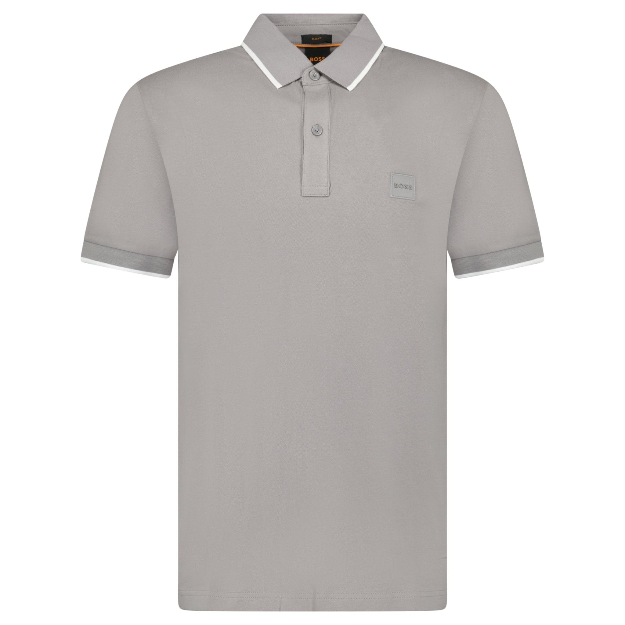 Hugo Boss Passertip Polo T-Shirt in Grey