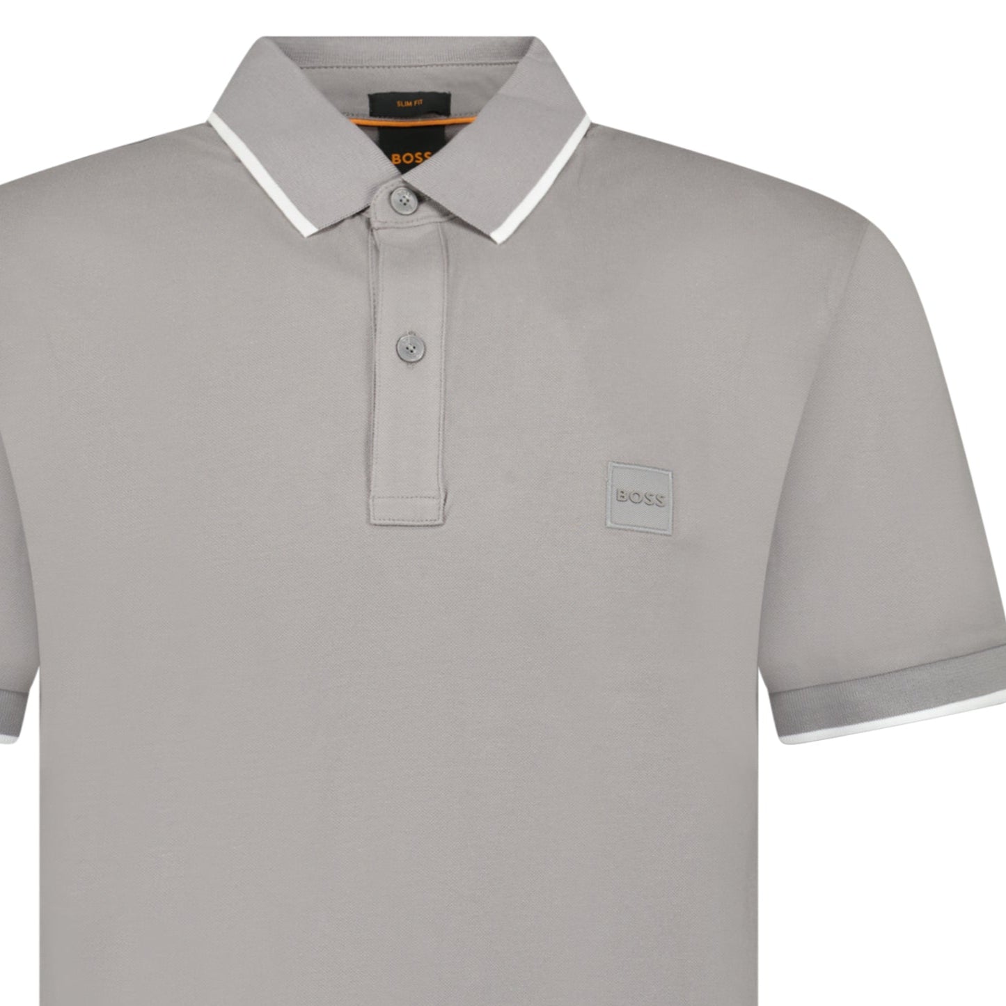Hugo Boss Passertip Polo T-Shirt in Grey