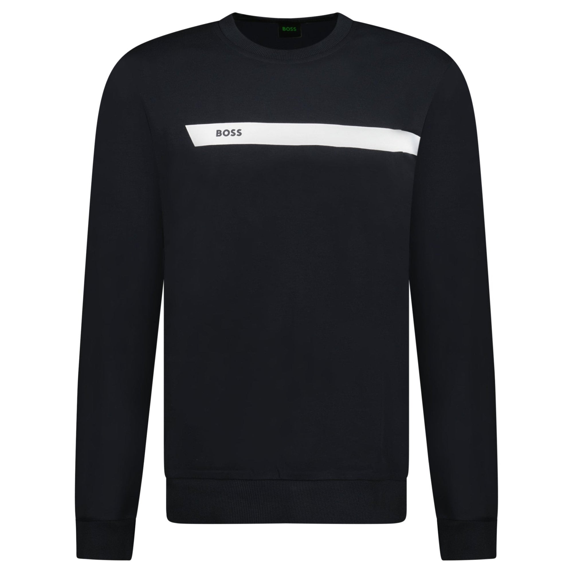 Hugo Boss Salbo 1 Crewneck Sweatshirt Black & White