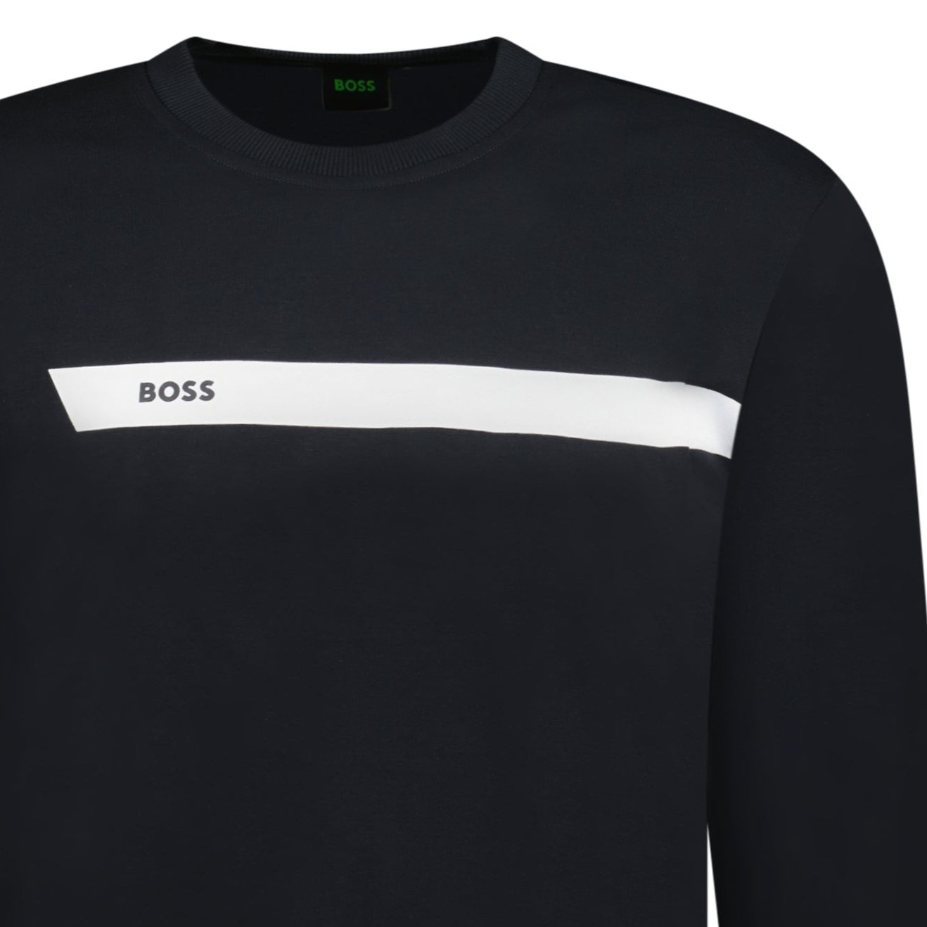 Hugo Boss Salbo 1 Crewneck Sweatshirt Black & White