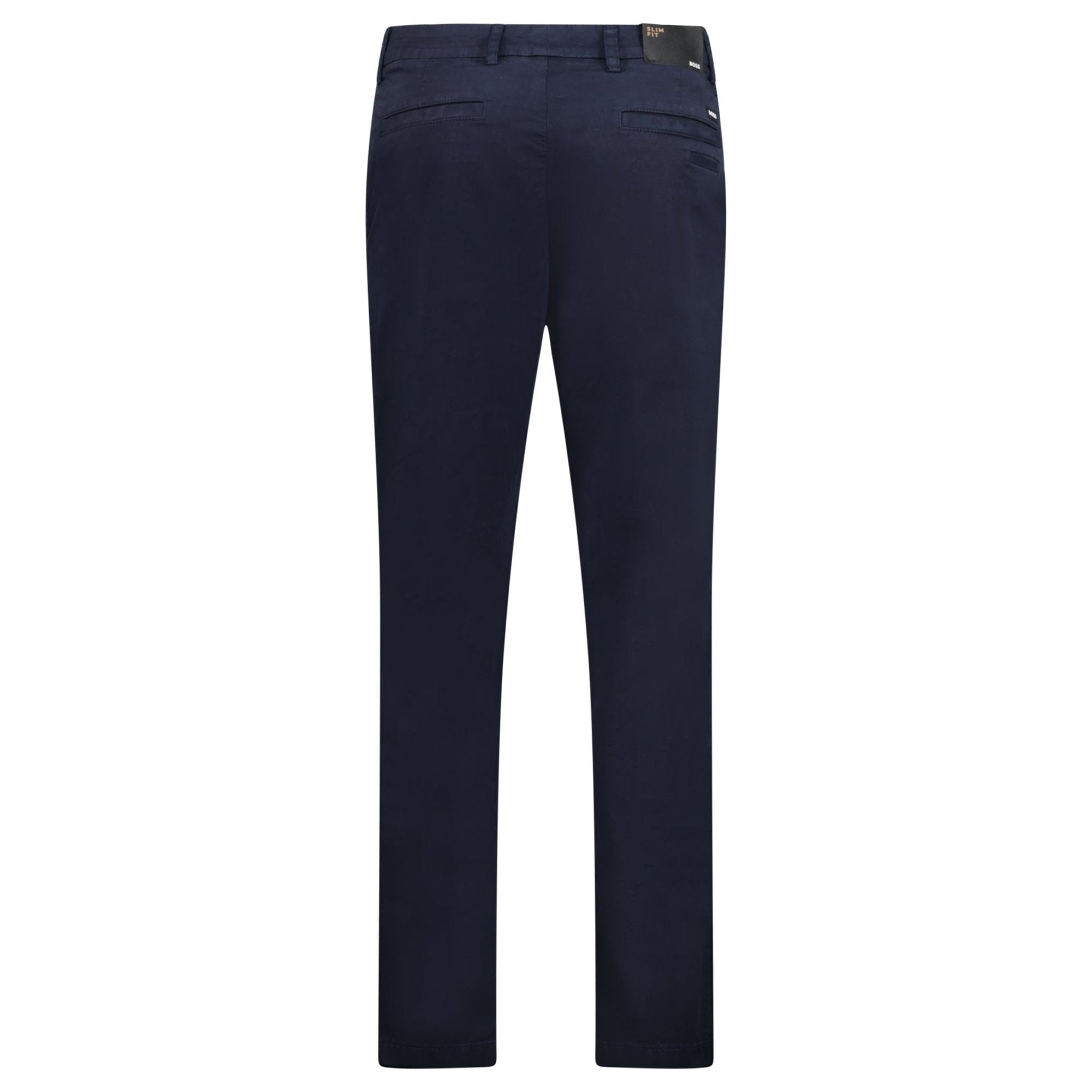 Hugo Boss Slim Fit Chino Trousers Navy