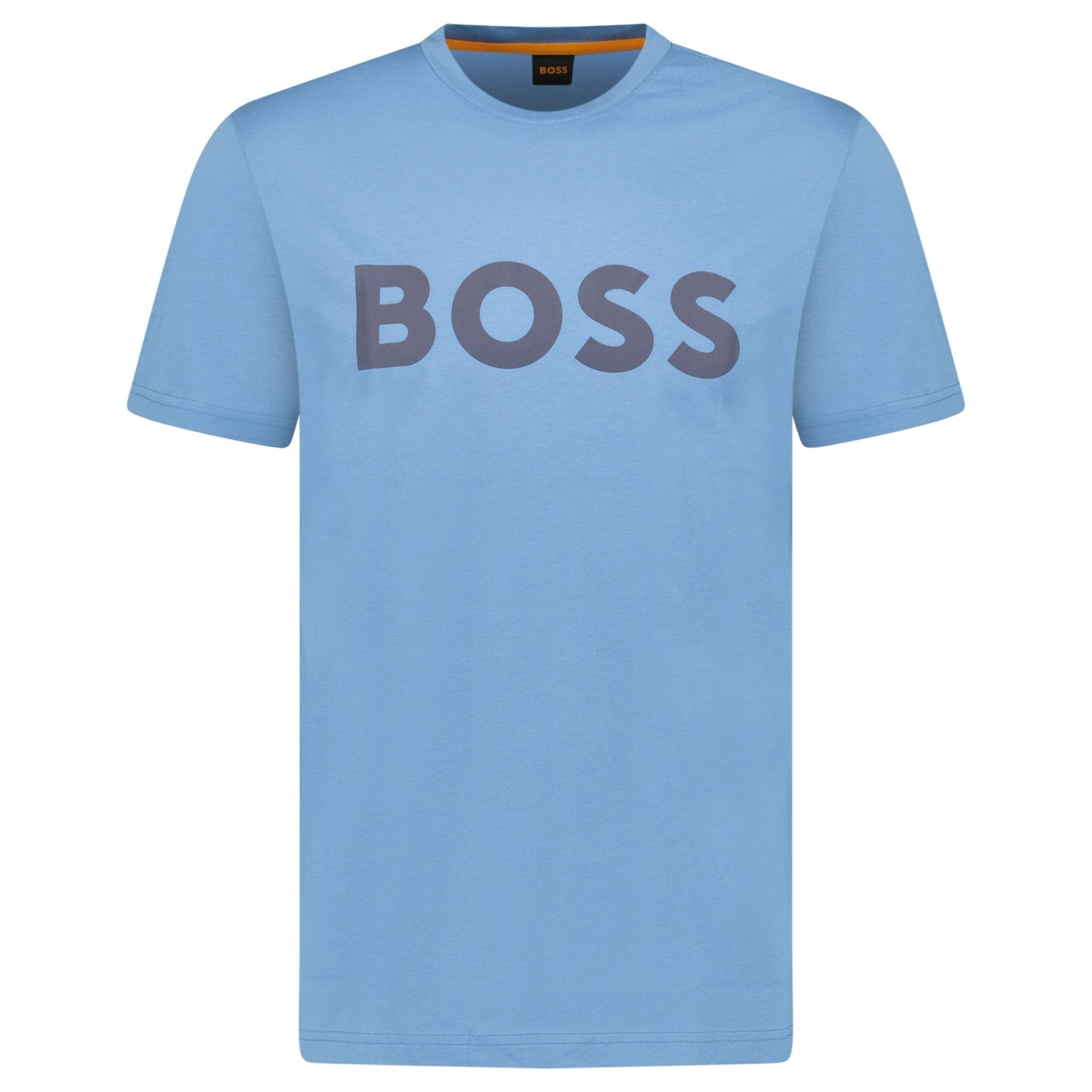 Hugo Boss Thinking 1 Logo T-Shirt in Blue