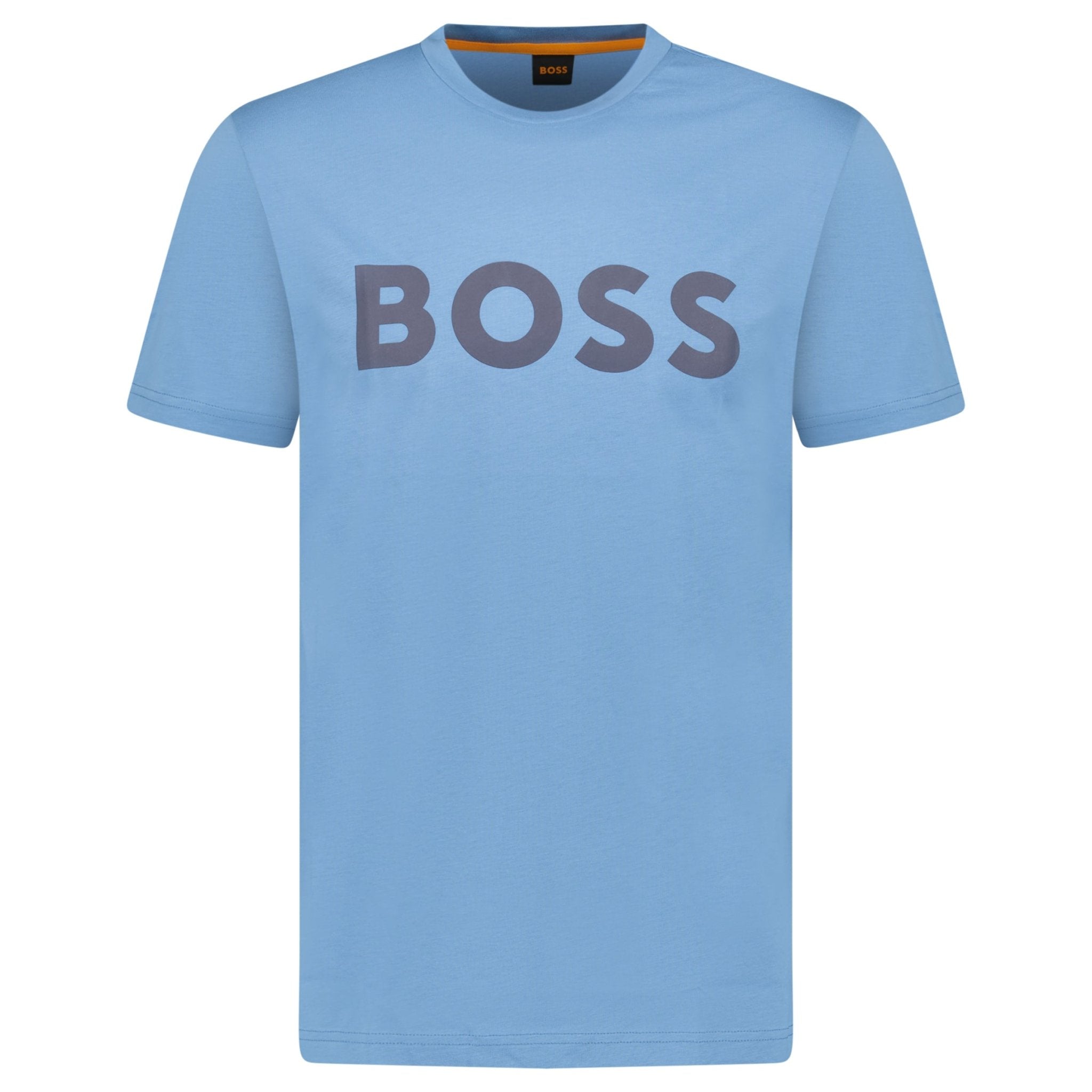Hugo Boss Thinking 1 Logo T-Shirt in Blue