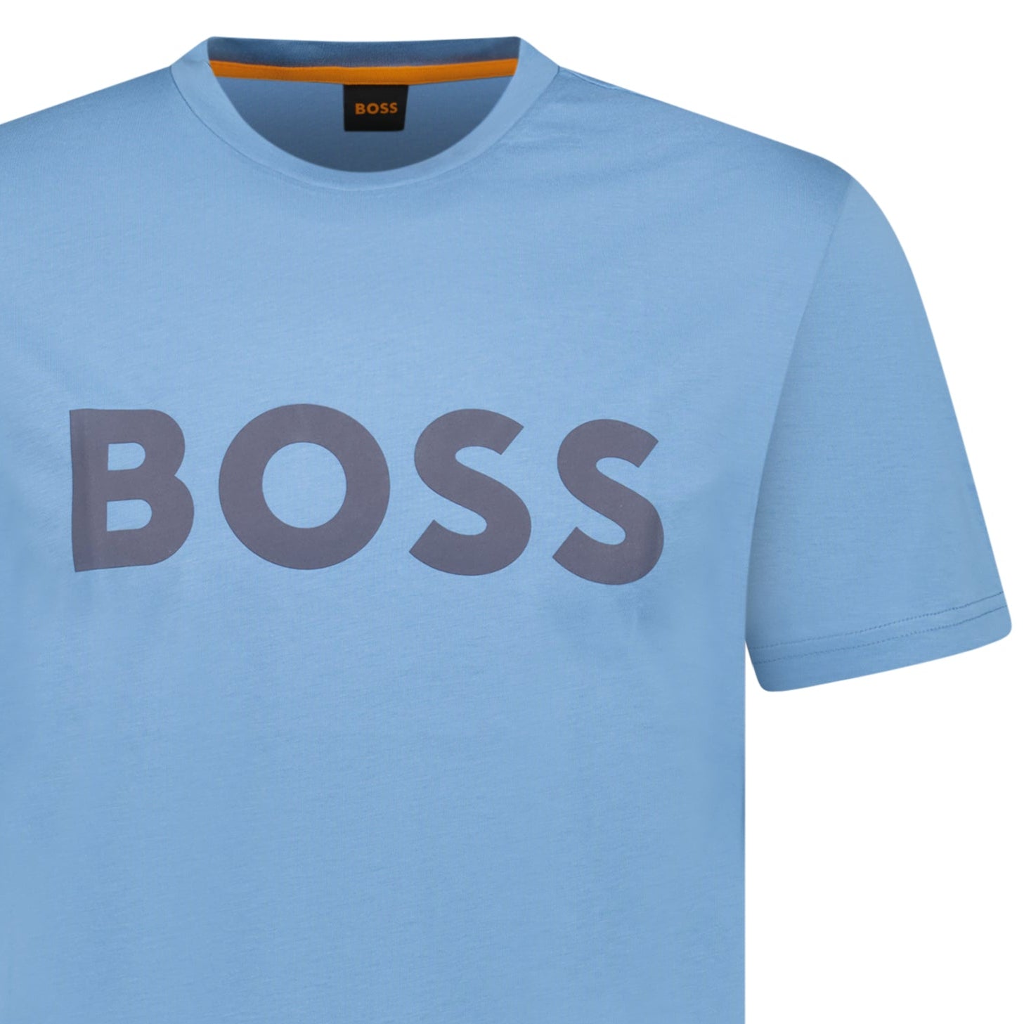 Hugo Boss Thinking 1 Logo T-Shirt in Blue
