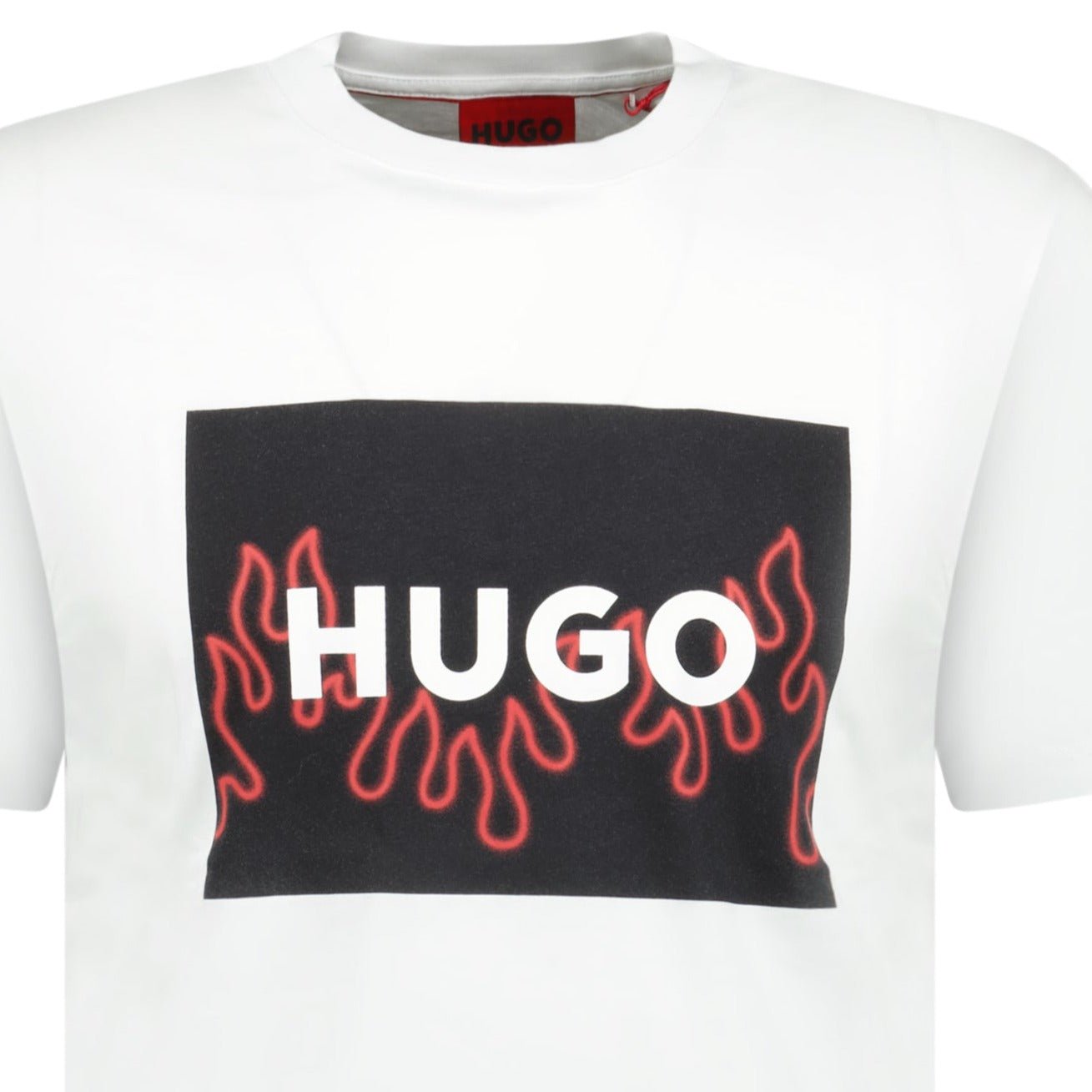 Hugo Boss Flame Logo T-Shirt White