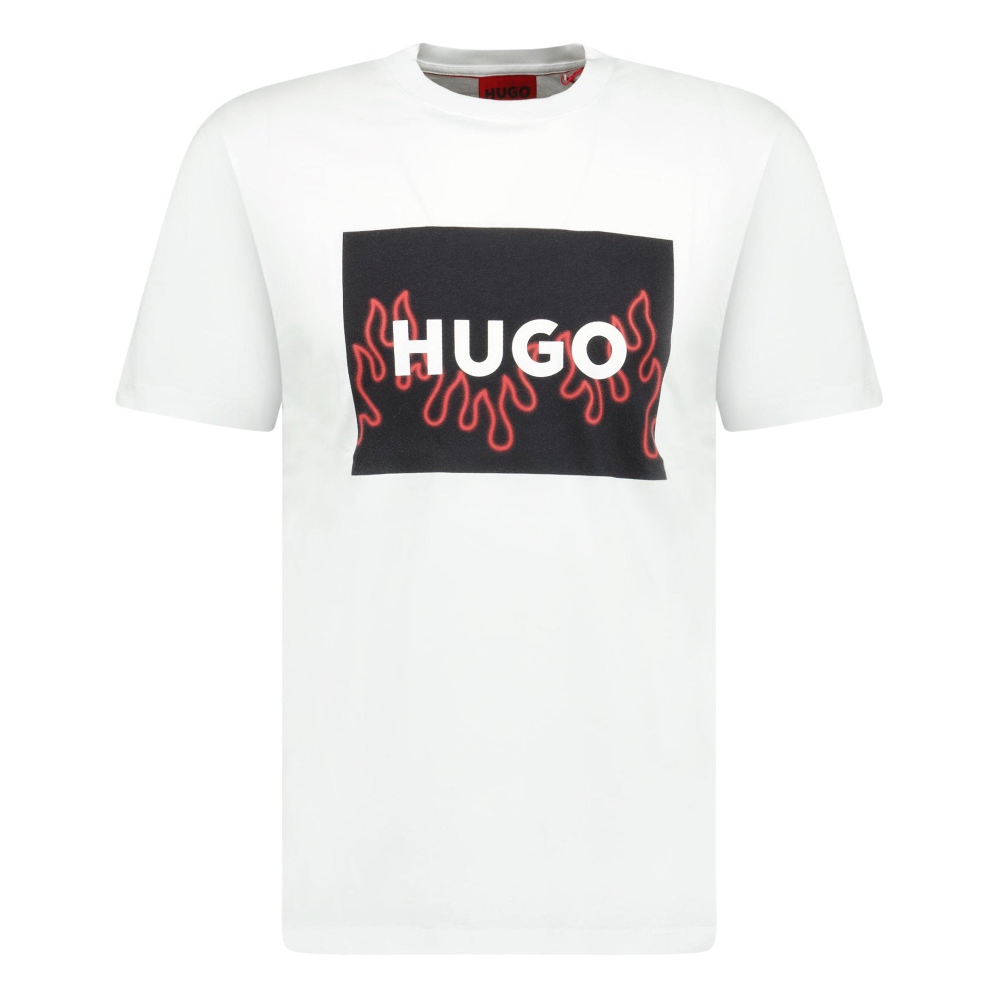 Hugo Boss Flame Logo T-Shirt White