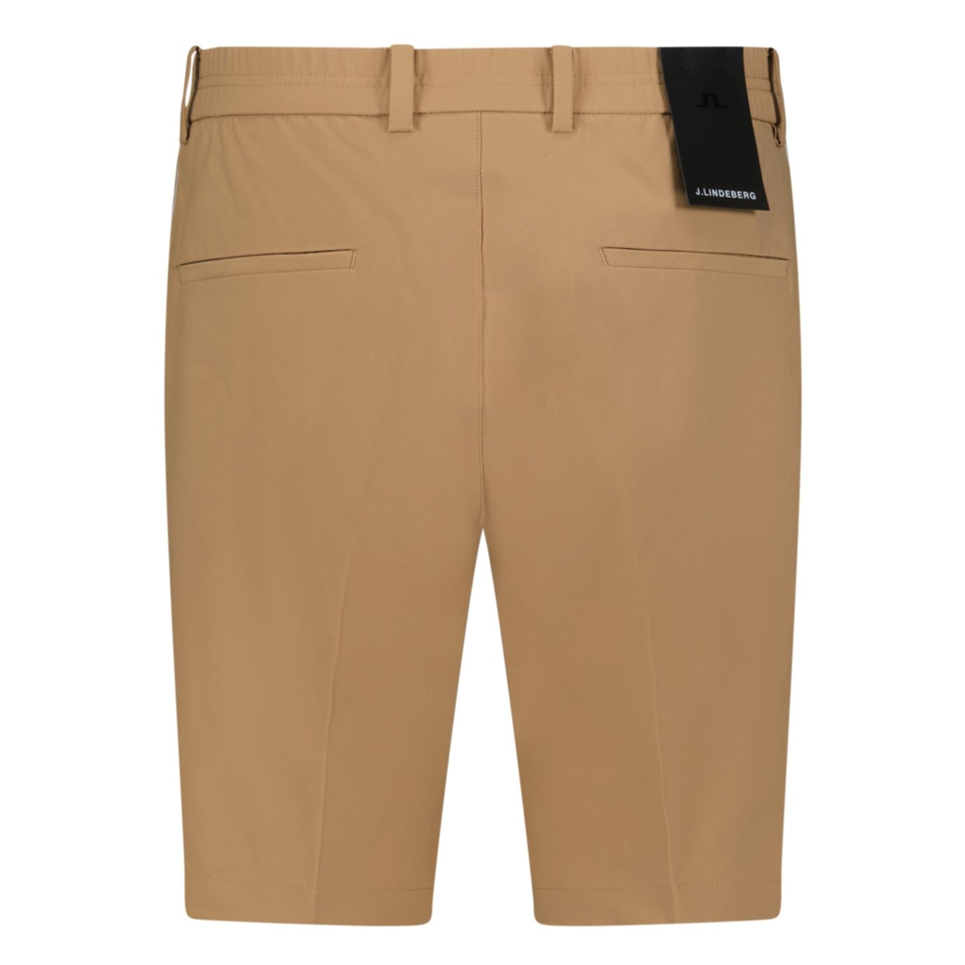 J.Lindeberg Stuart Stripe Golf Shorts Tiger Brown