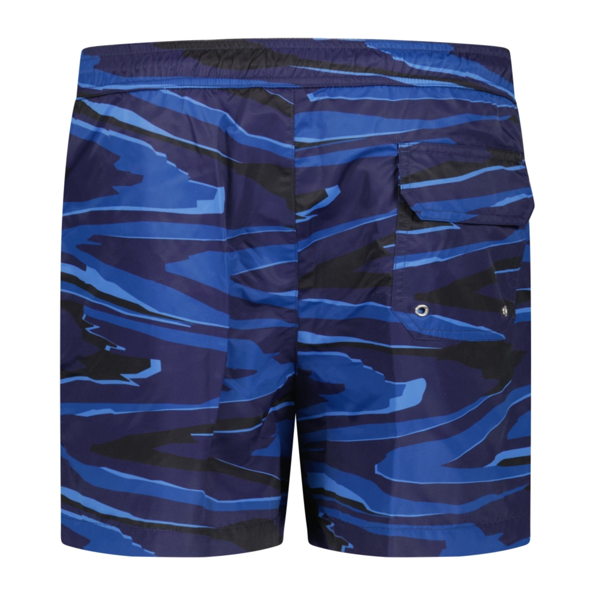 Missoni Camouflage Pattern Swim Shorts Navy