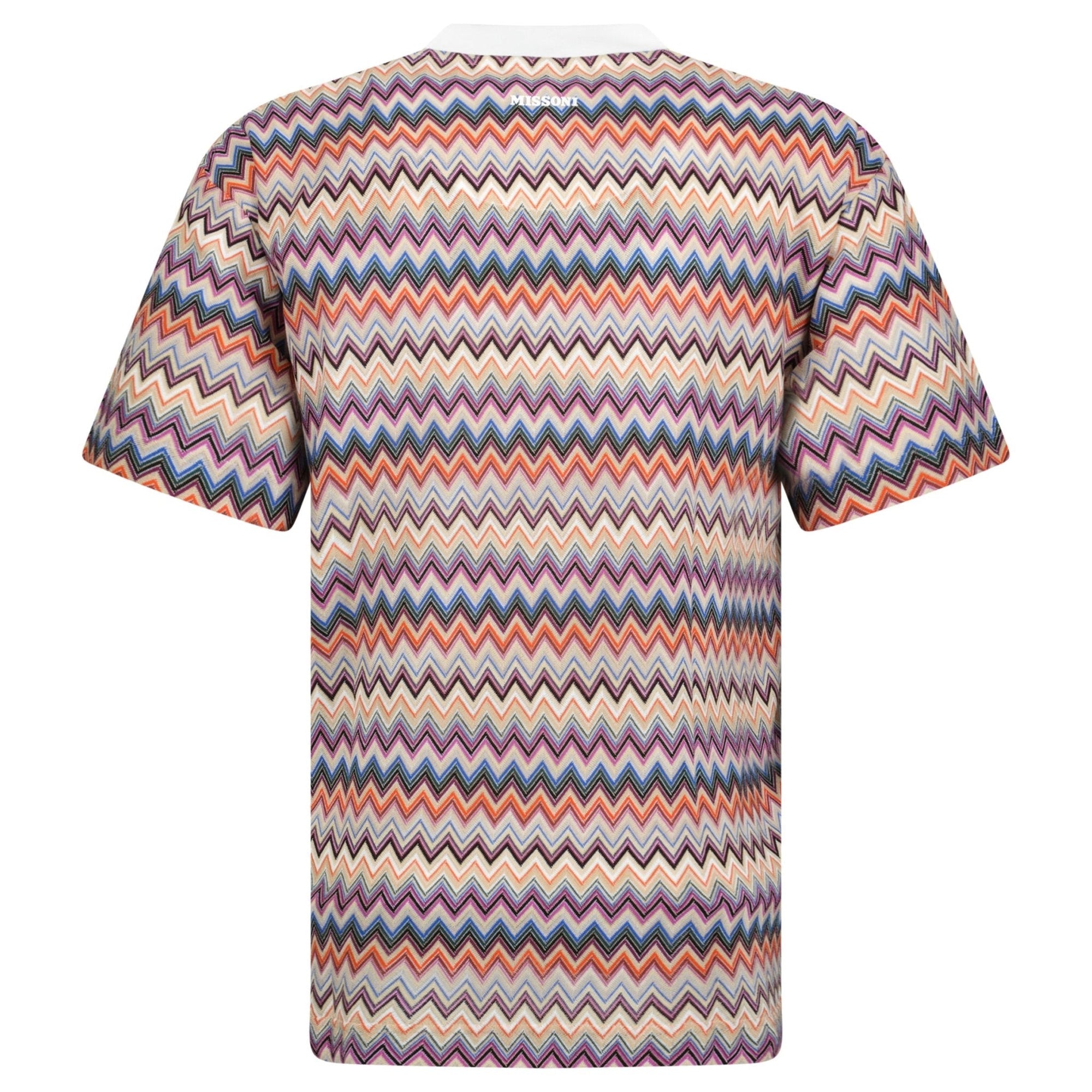 Missoni Knitted Zig Zag T-Shirt Multi Colour