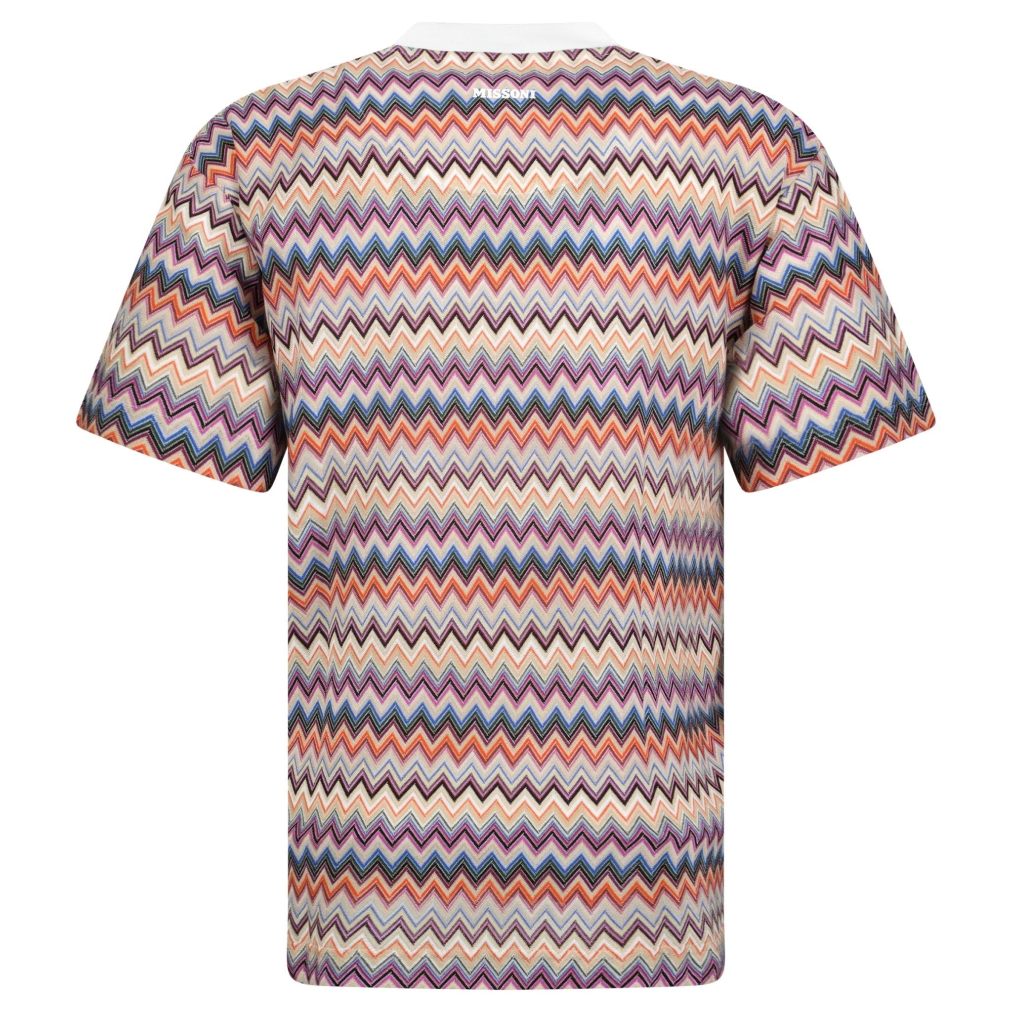 Missoni Knitted Zig Zag T-Shirt Multi Colour