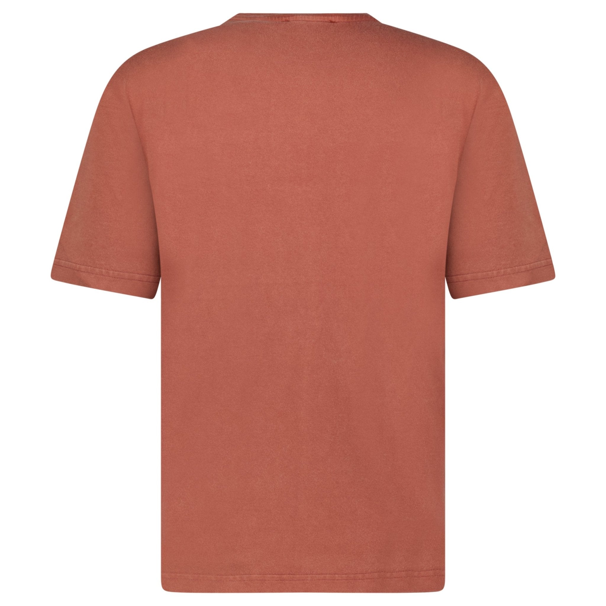 Missoni Sport Embroidery Logo Crew Neck T-Shirt Rust Brown
