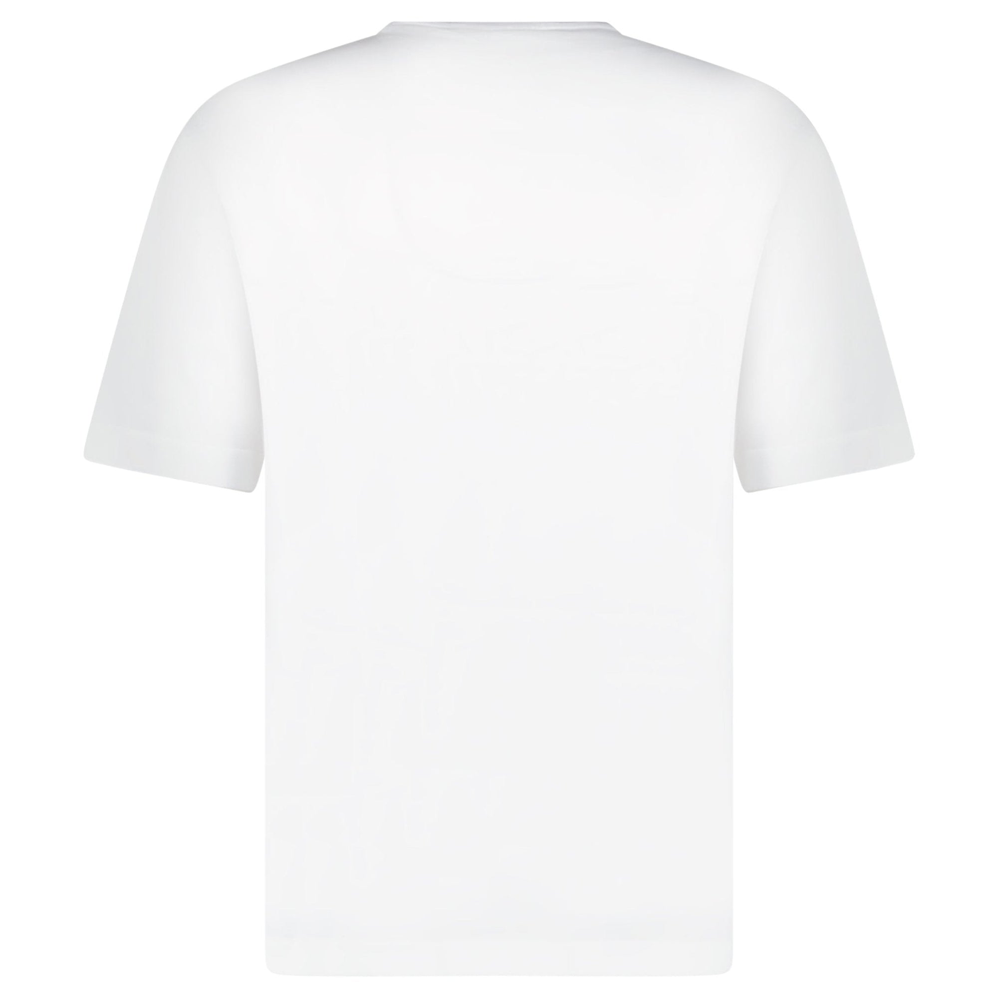 Missoni Sport Knitted Insert Logo T-Shirt White Heritage