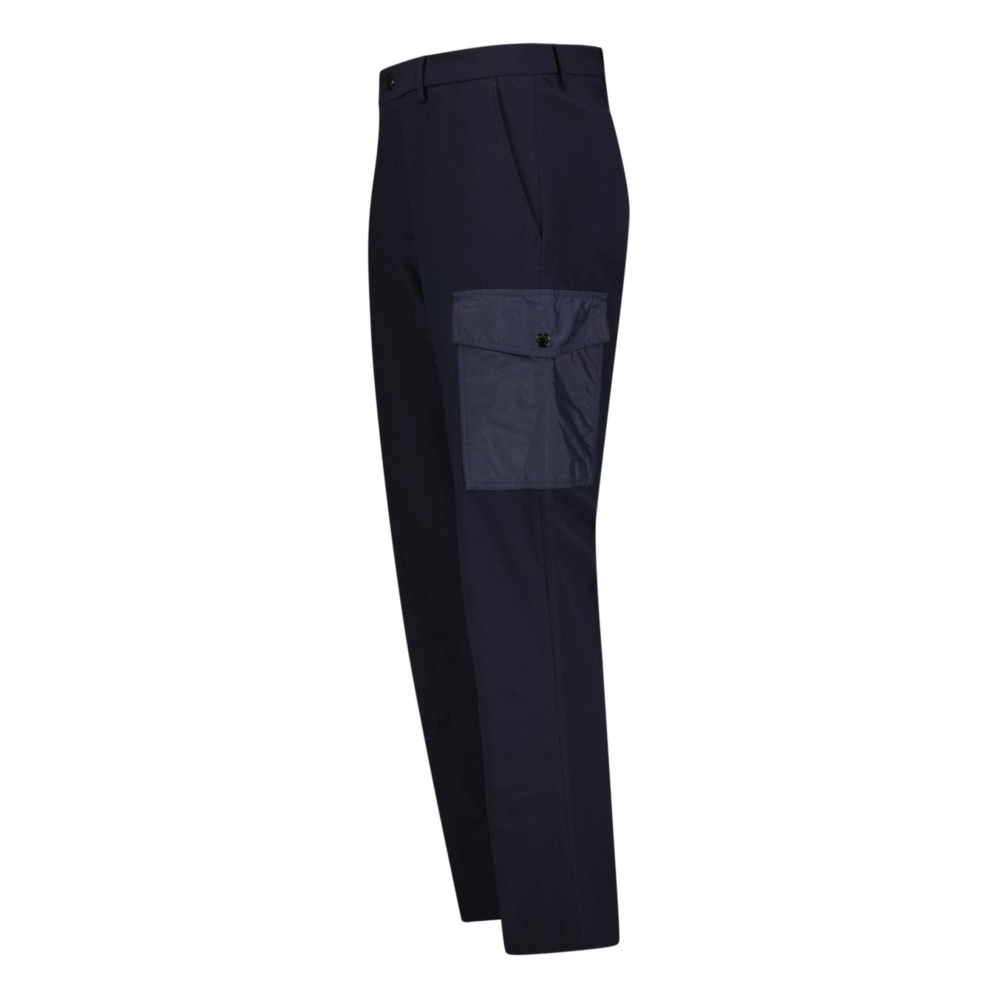 Moncler Belt Buckled Track Pants Navy
