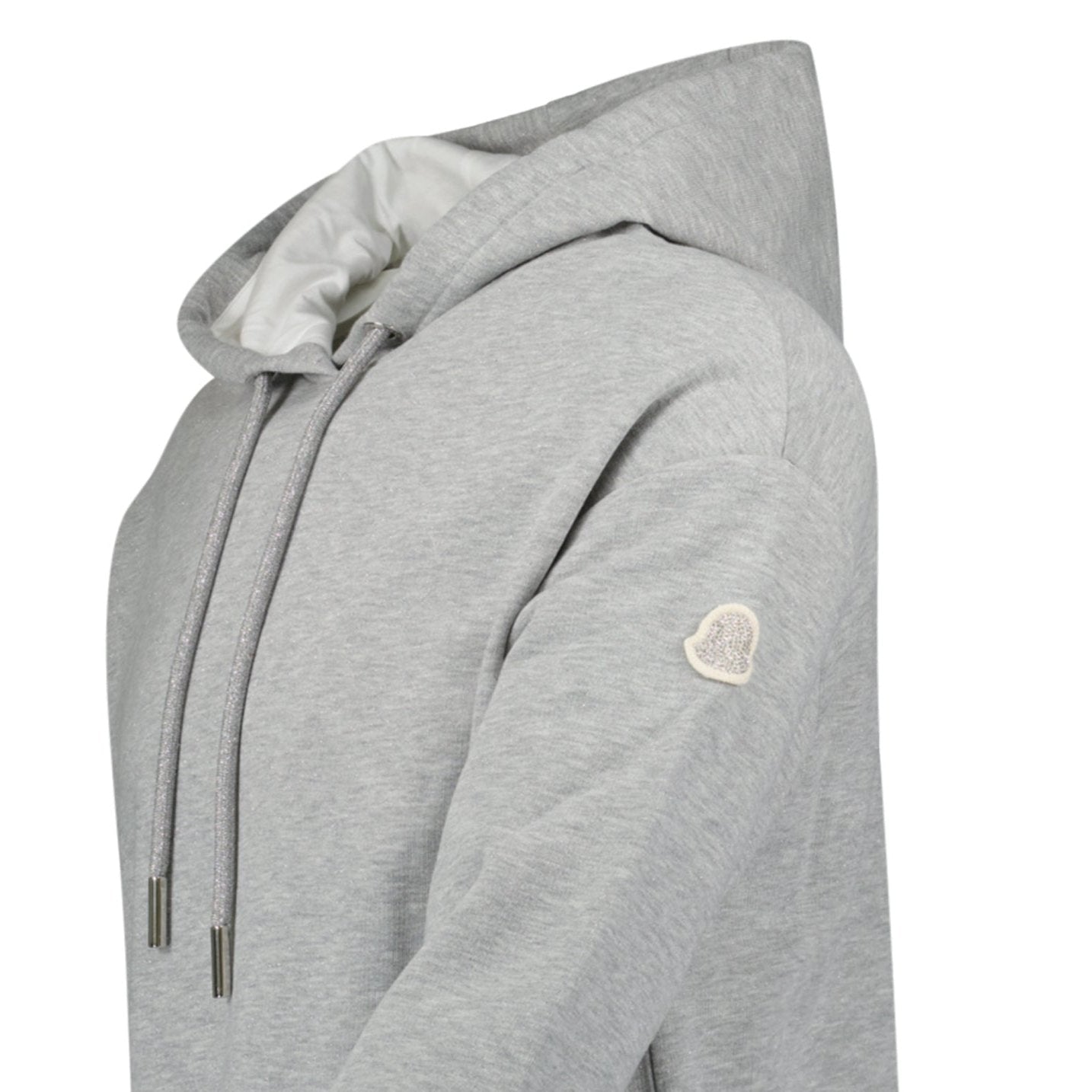 Moncler Logo Patch Hoodie in Grey