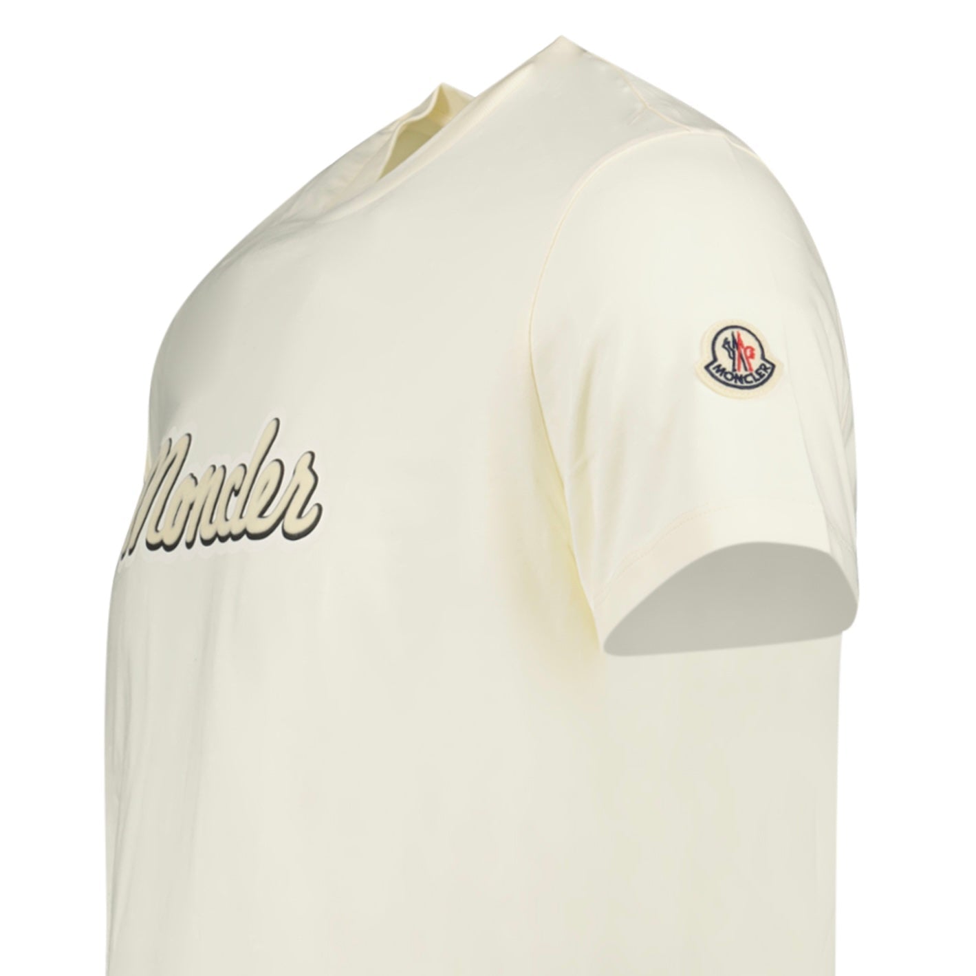 Moncler Logo T-Shirt Cream