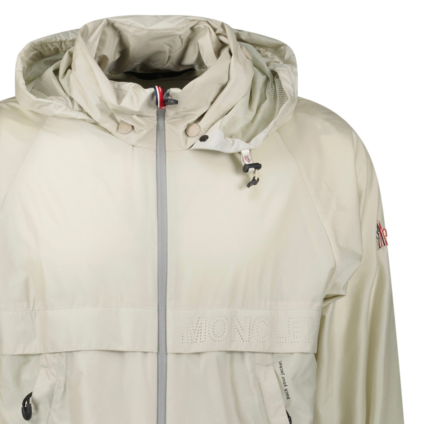 Moncler Grenoble Negara Windbreaker Jacket in Stone