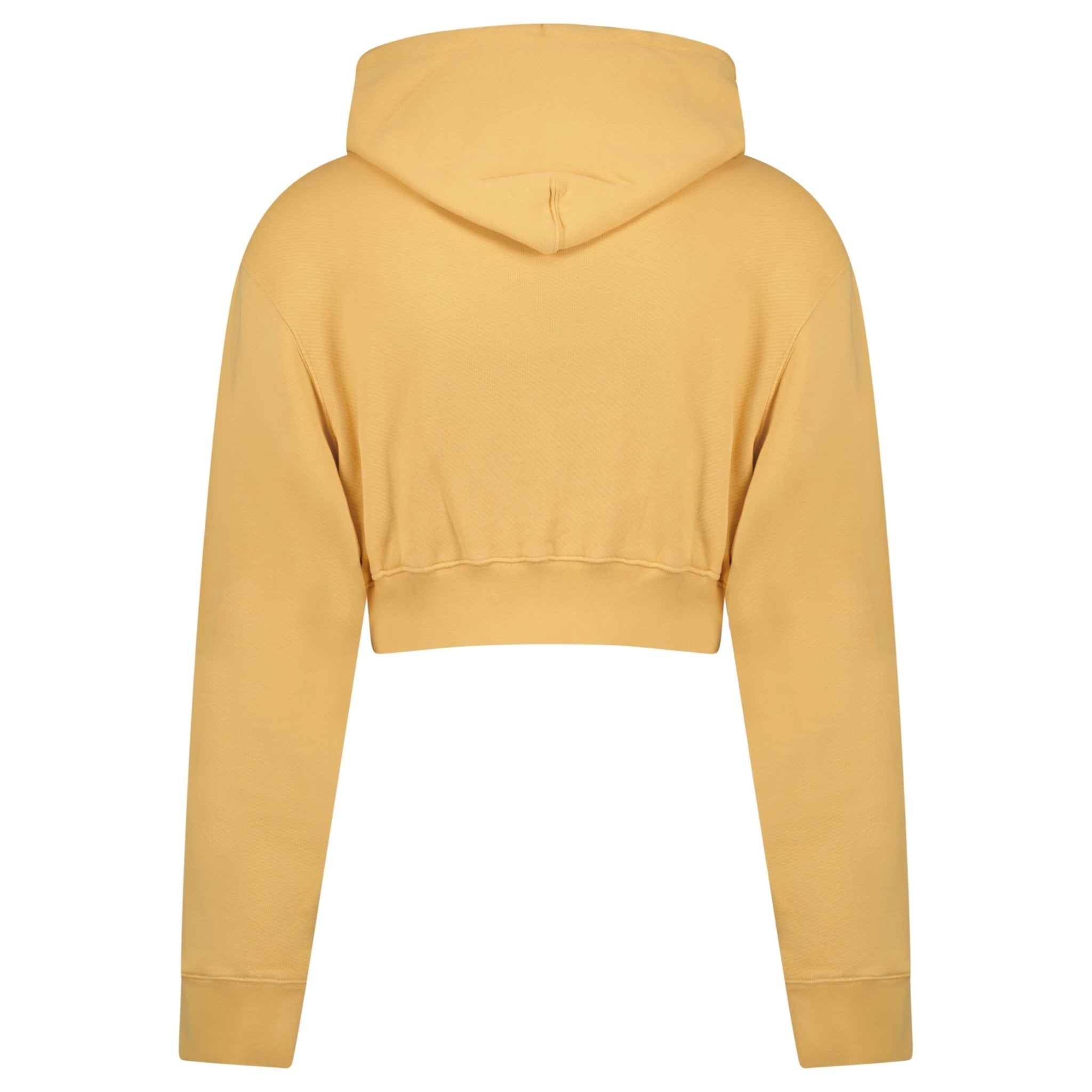 Off-White 70's Type Logo Crop Sweatshirt Sand