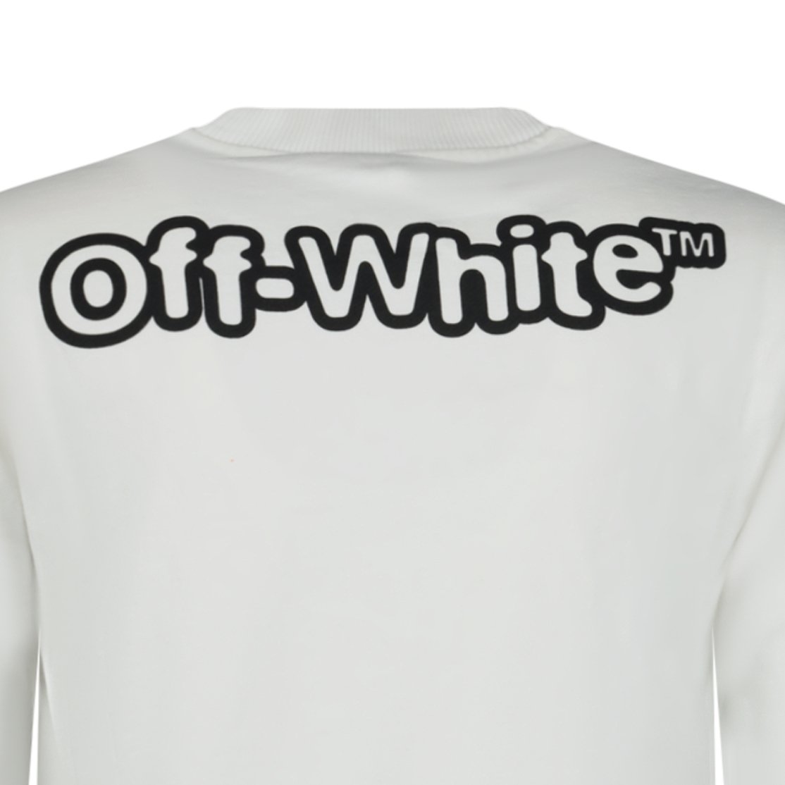 Off-White 'Blur' Sweatshirt White