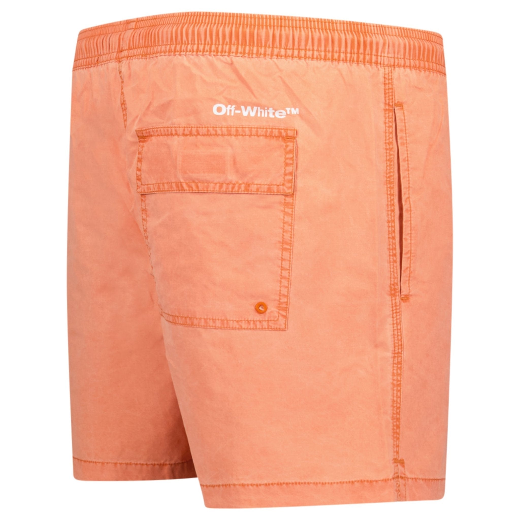 Off-White Bounce Off Sunset Swim Shorts Orange White