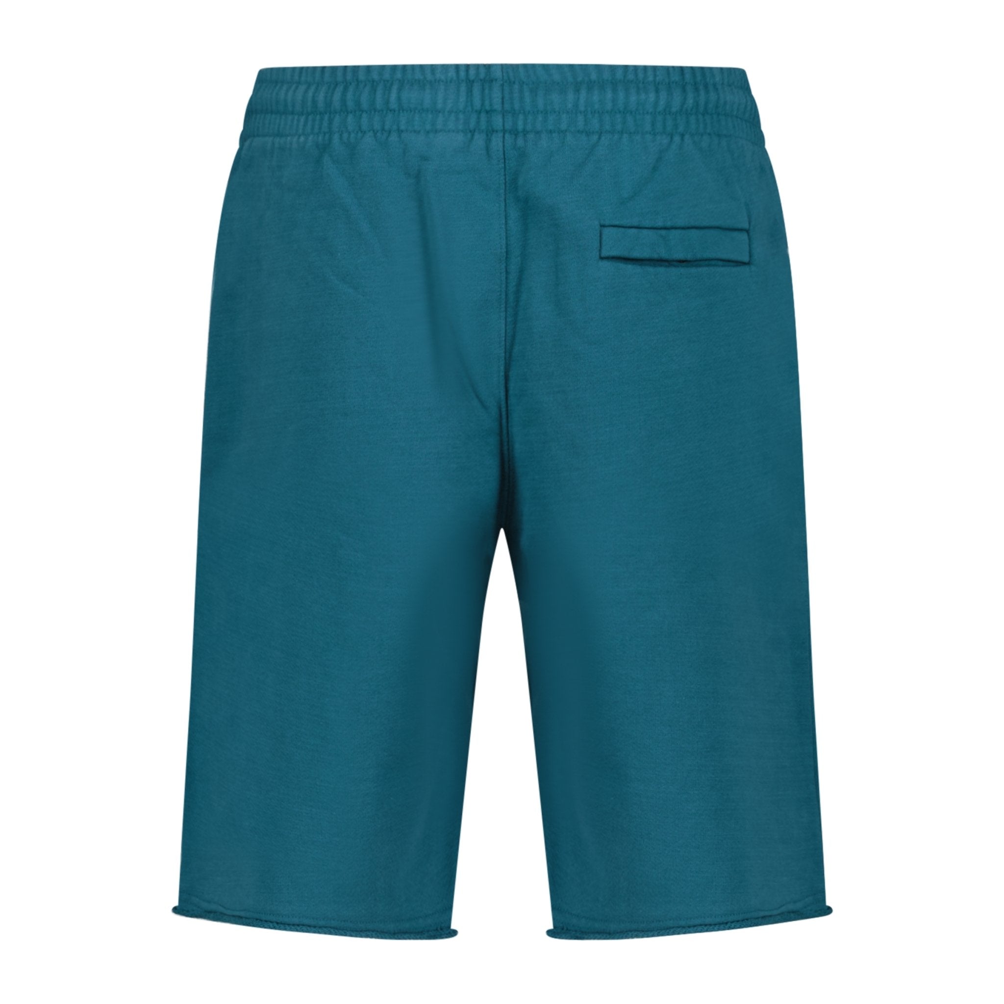 Off-White Cotton Sweat Shorts Duck Green