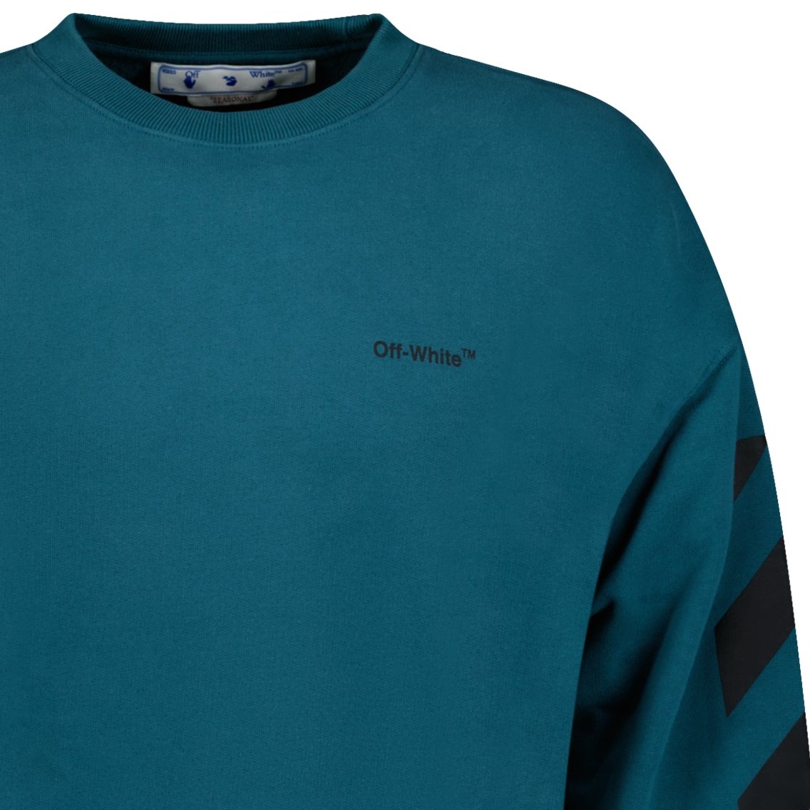 Off-White Crewneck Sweatshirt Bermuda