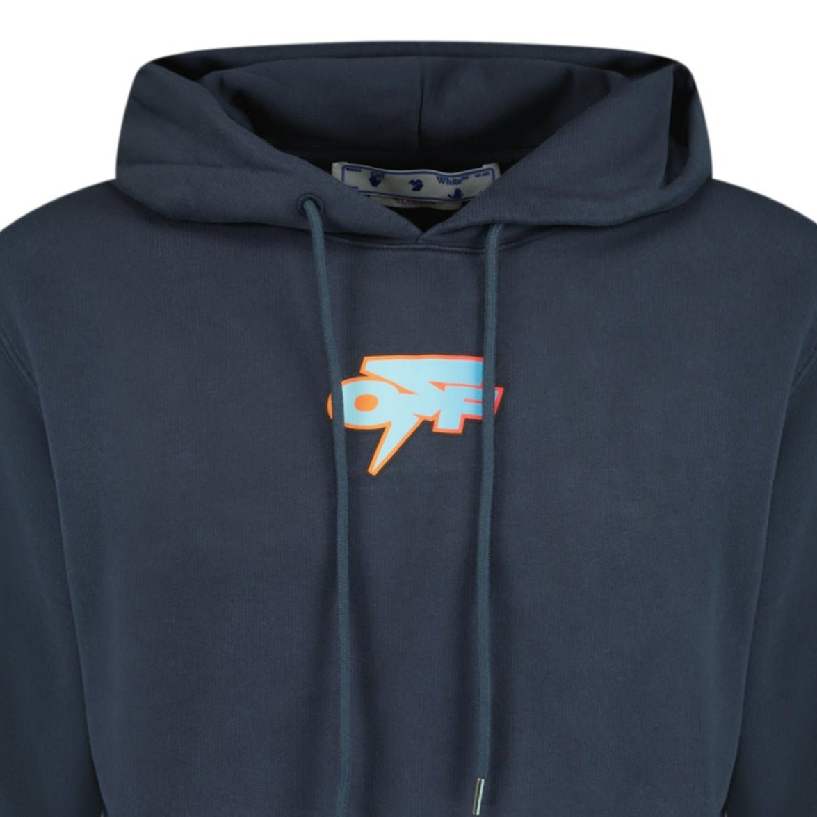 Off-White Degrade Thunder Slim Hoodie 'Outer Space' Navy