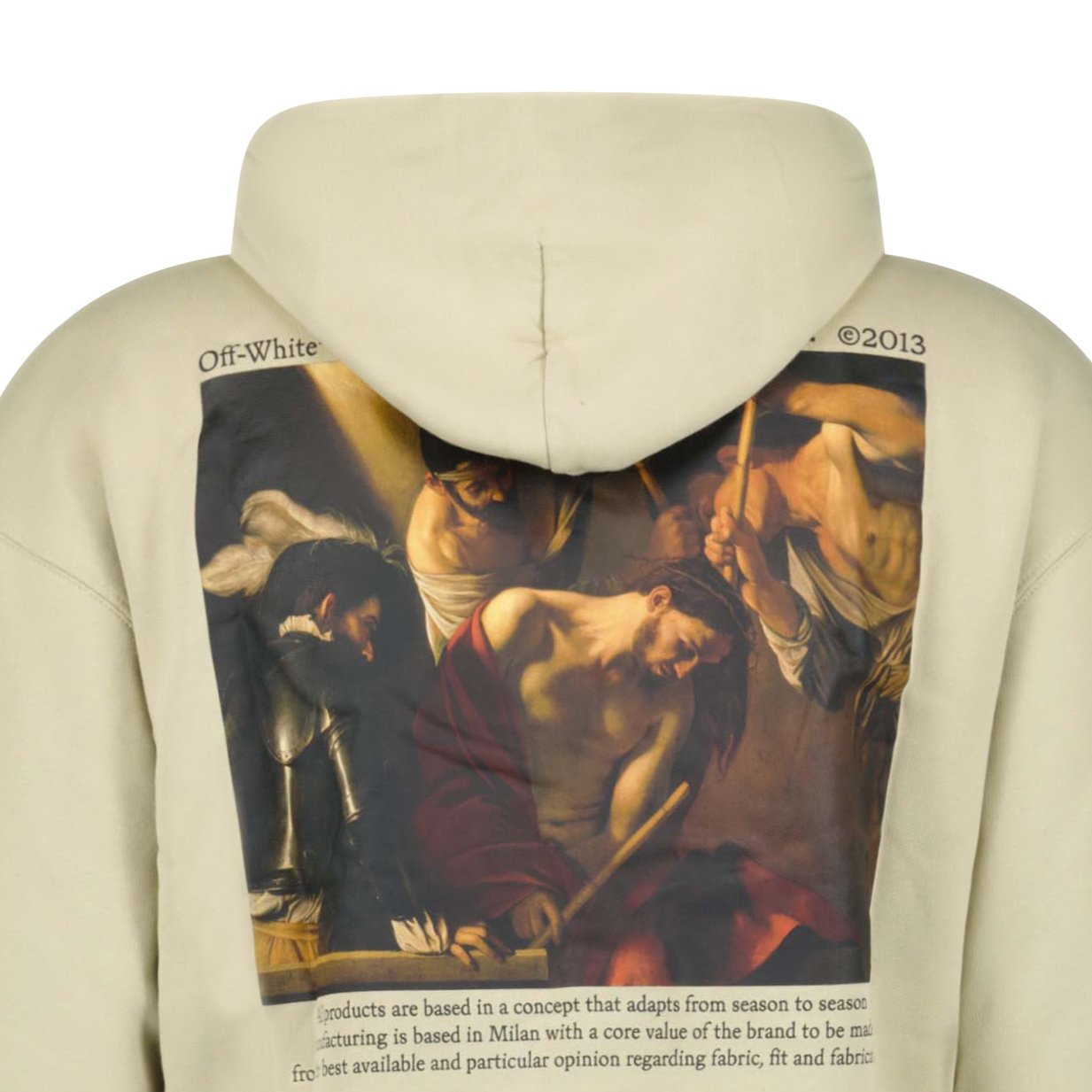 Off-White Hoodie Light Beige
