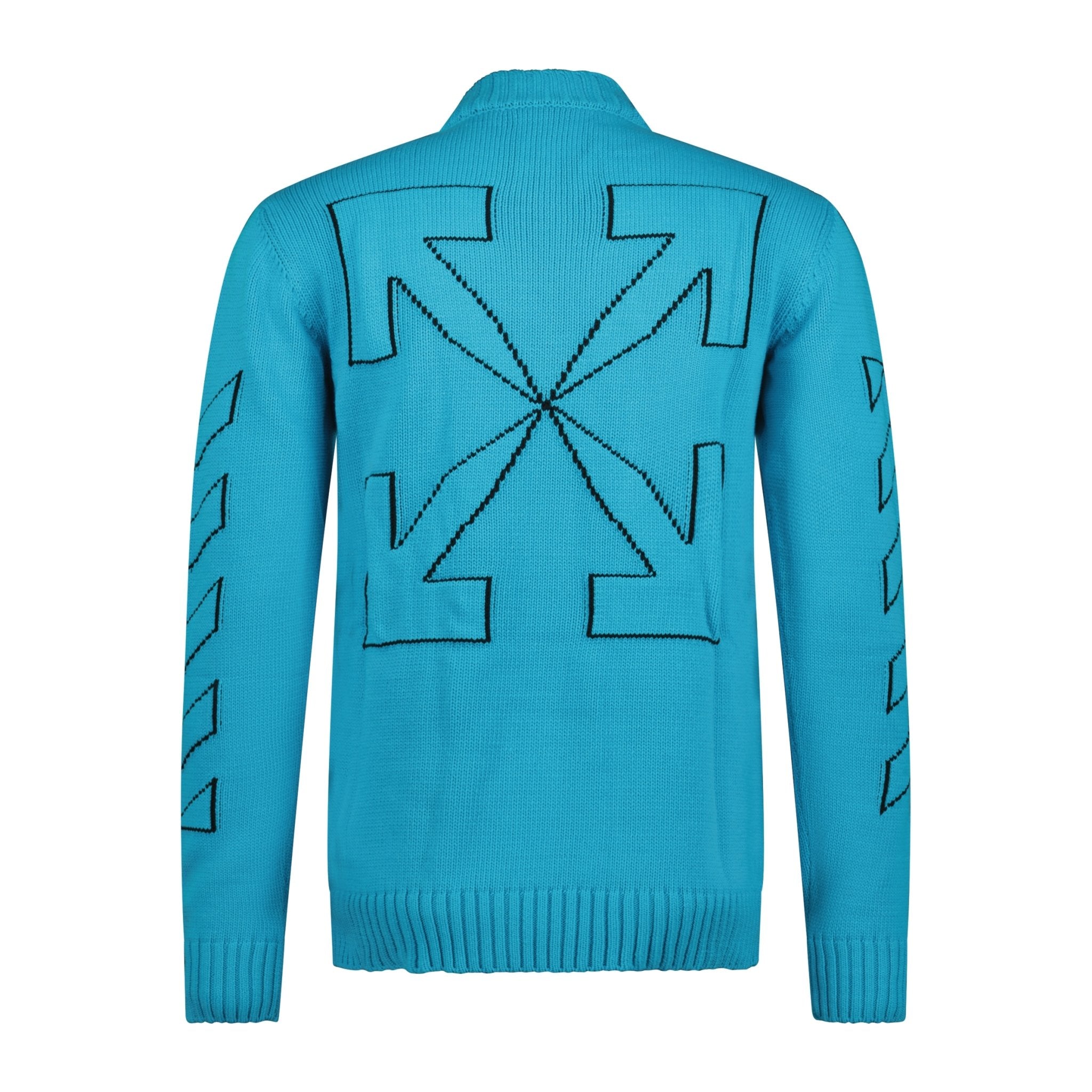 Off-White Knitted Jumper Blue