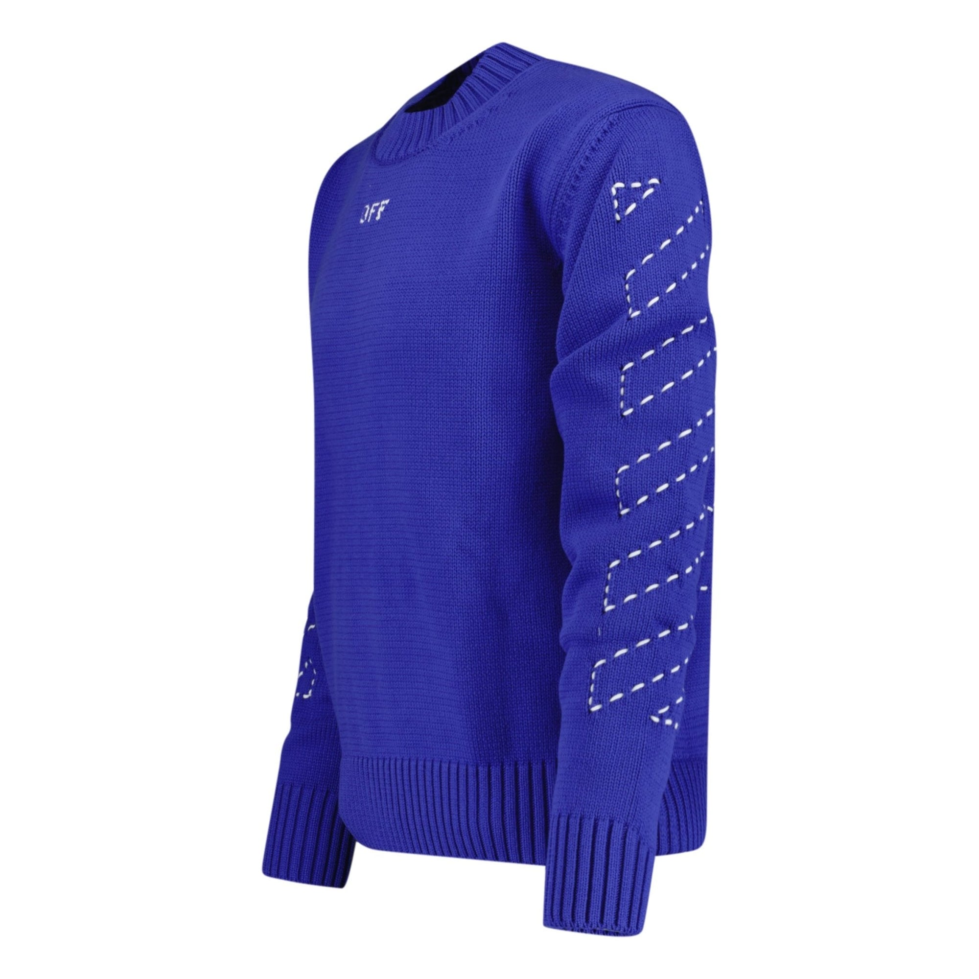 Off-White Knitted Jumper Blue