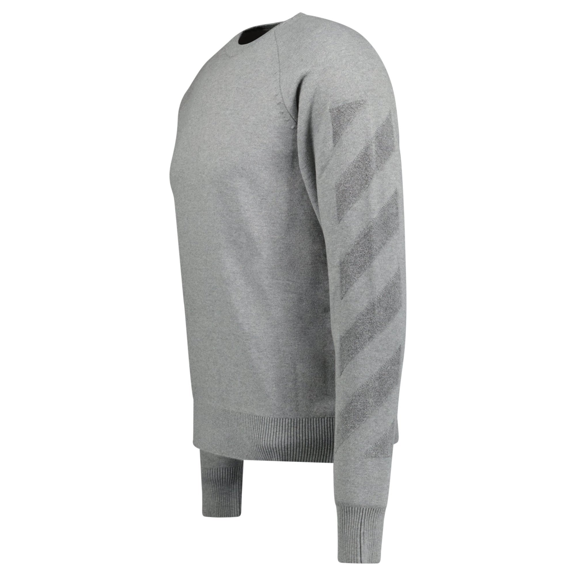 Off-White Knitted Jumper Grey