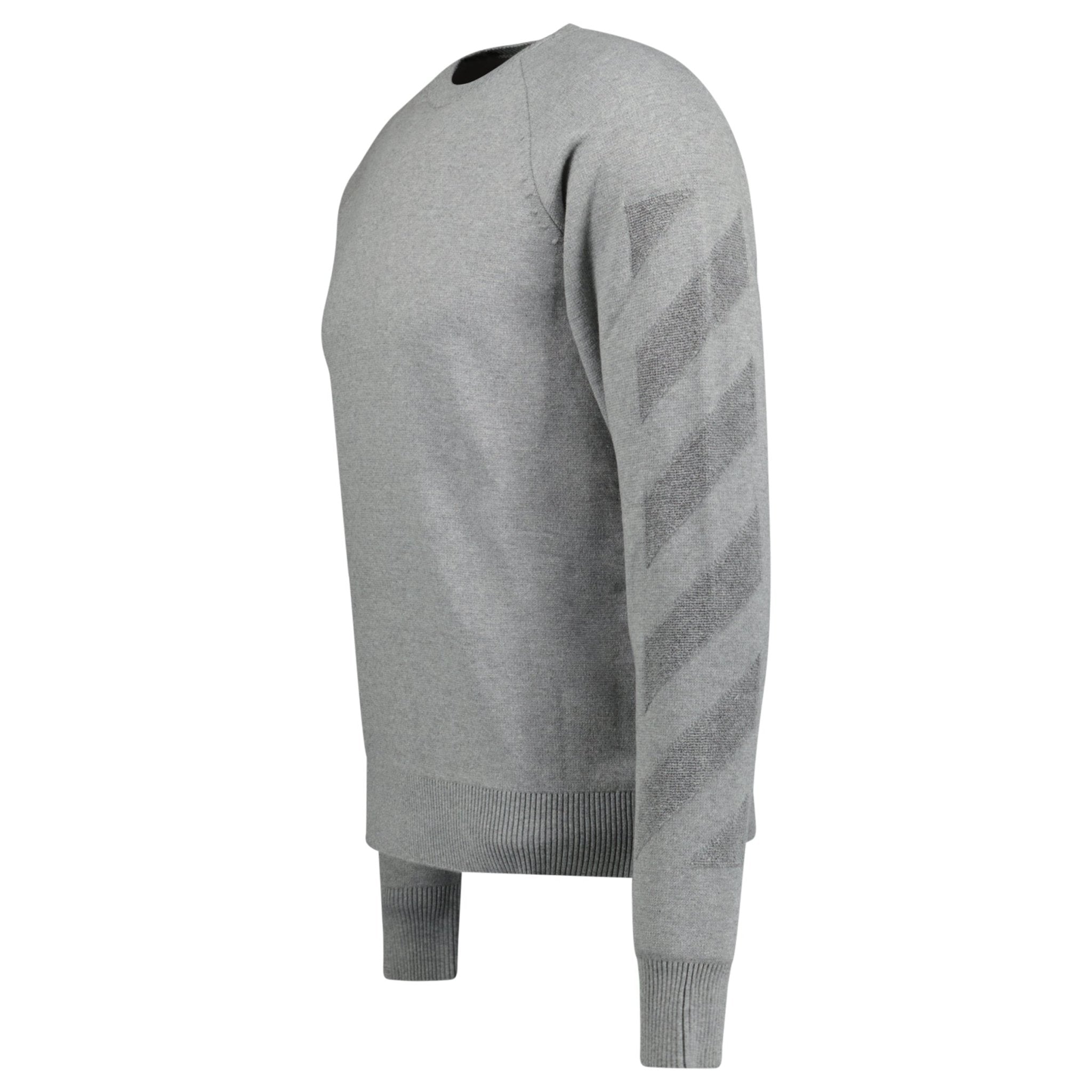 Off-White Knitted Jumper Grey