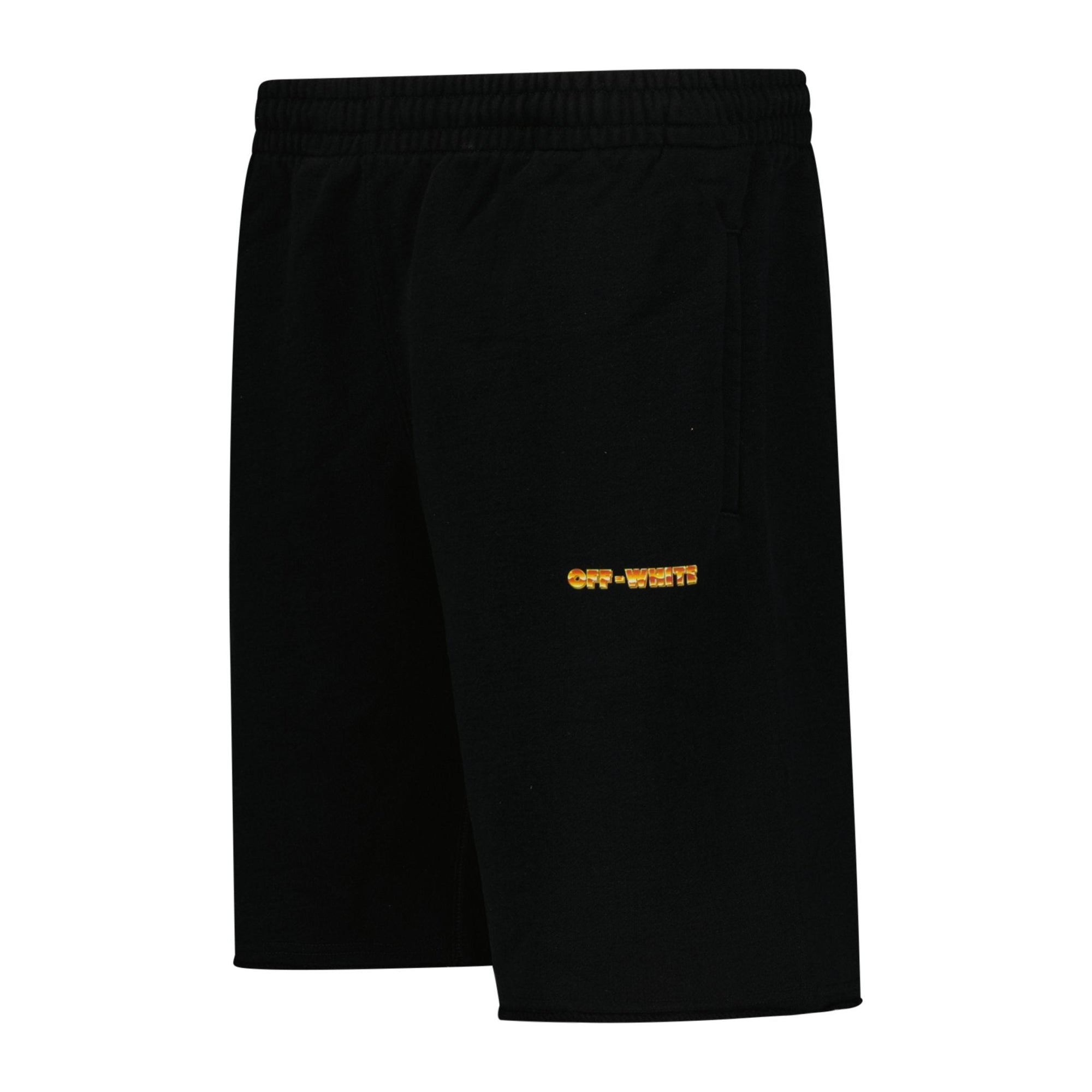 Off-White Gold Metal Arrow Shorts Black