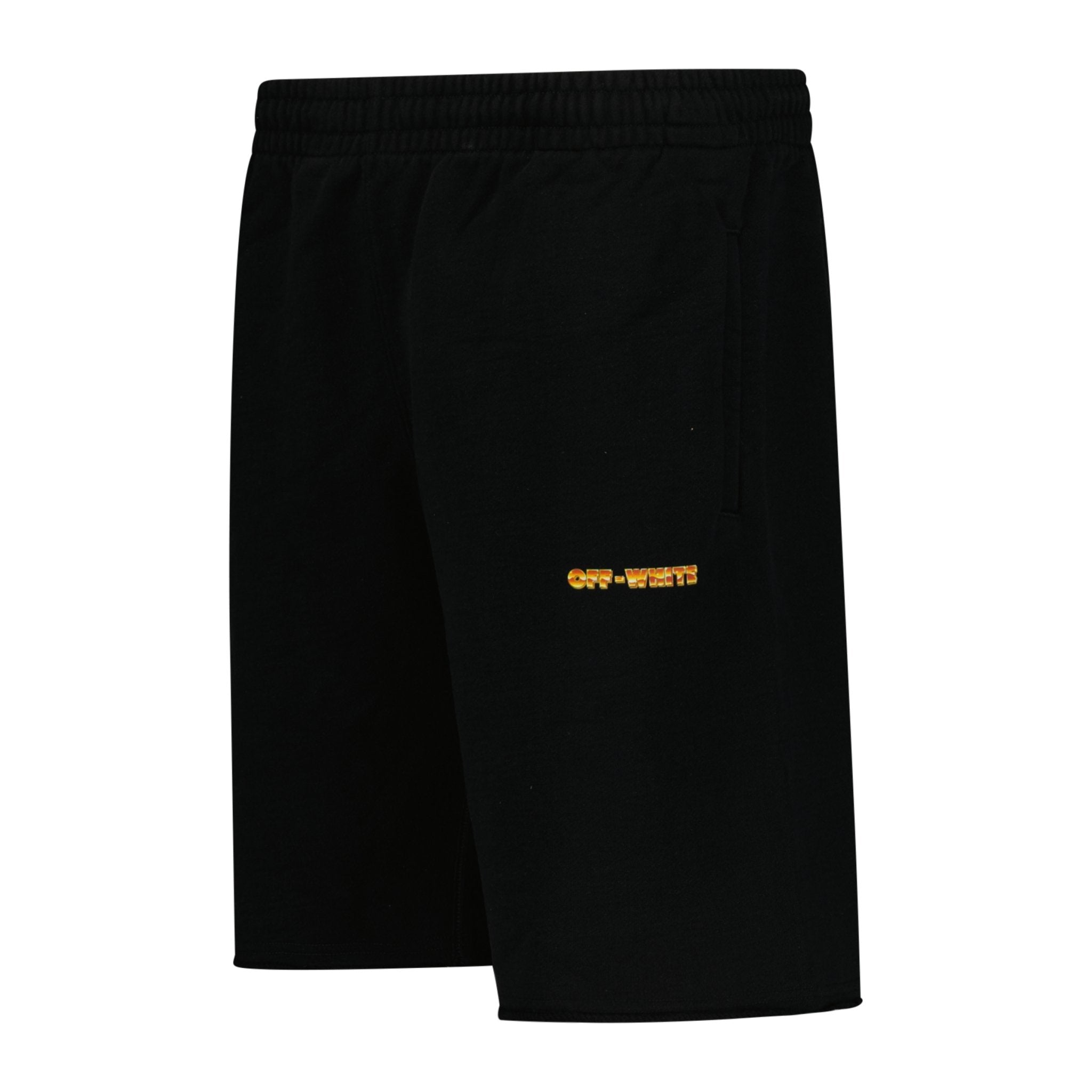 Off-White Gold Metal Arrow Shorts Black