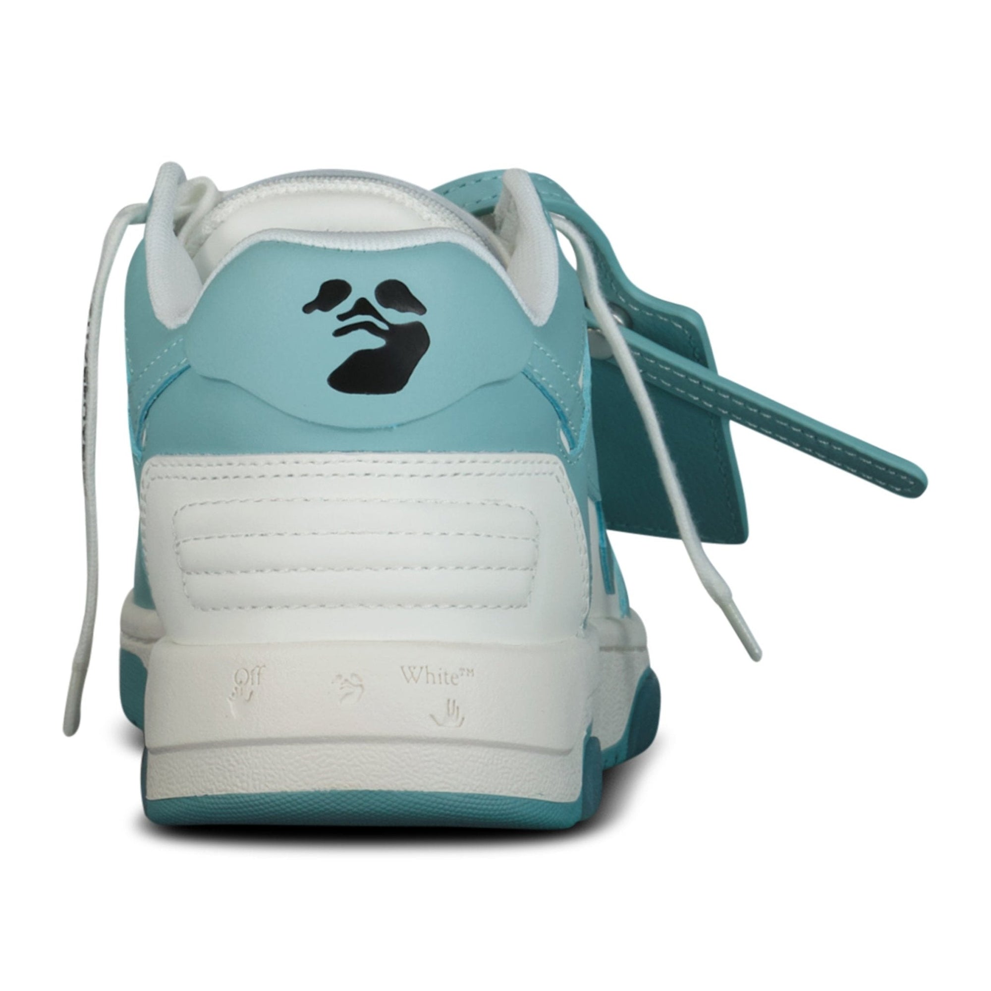 Off-White Out Of Office Calf Leather Trainer White & Celadon Blue