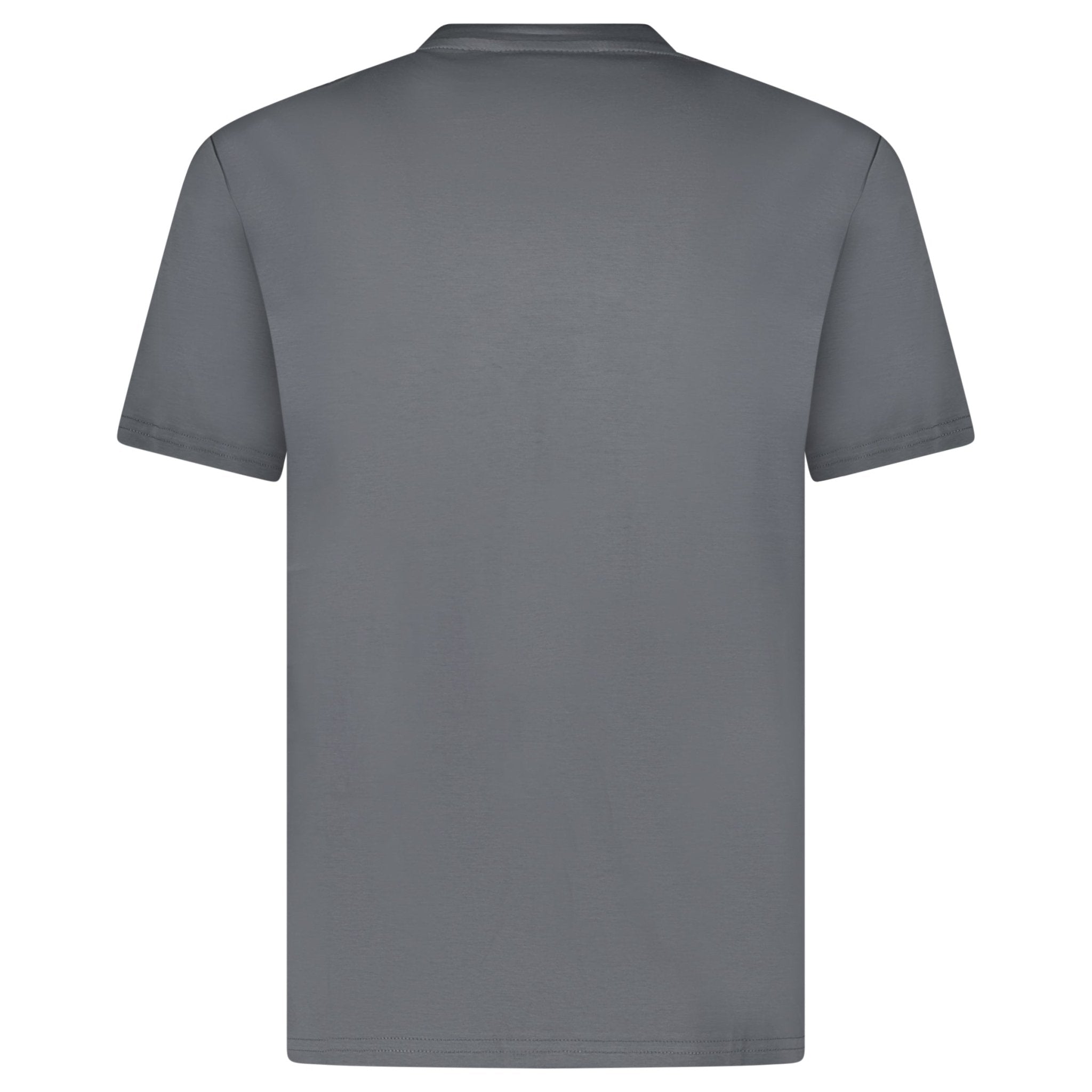 Plain Label Mercerized Cotton T-Shirt Dark Grey