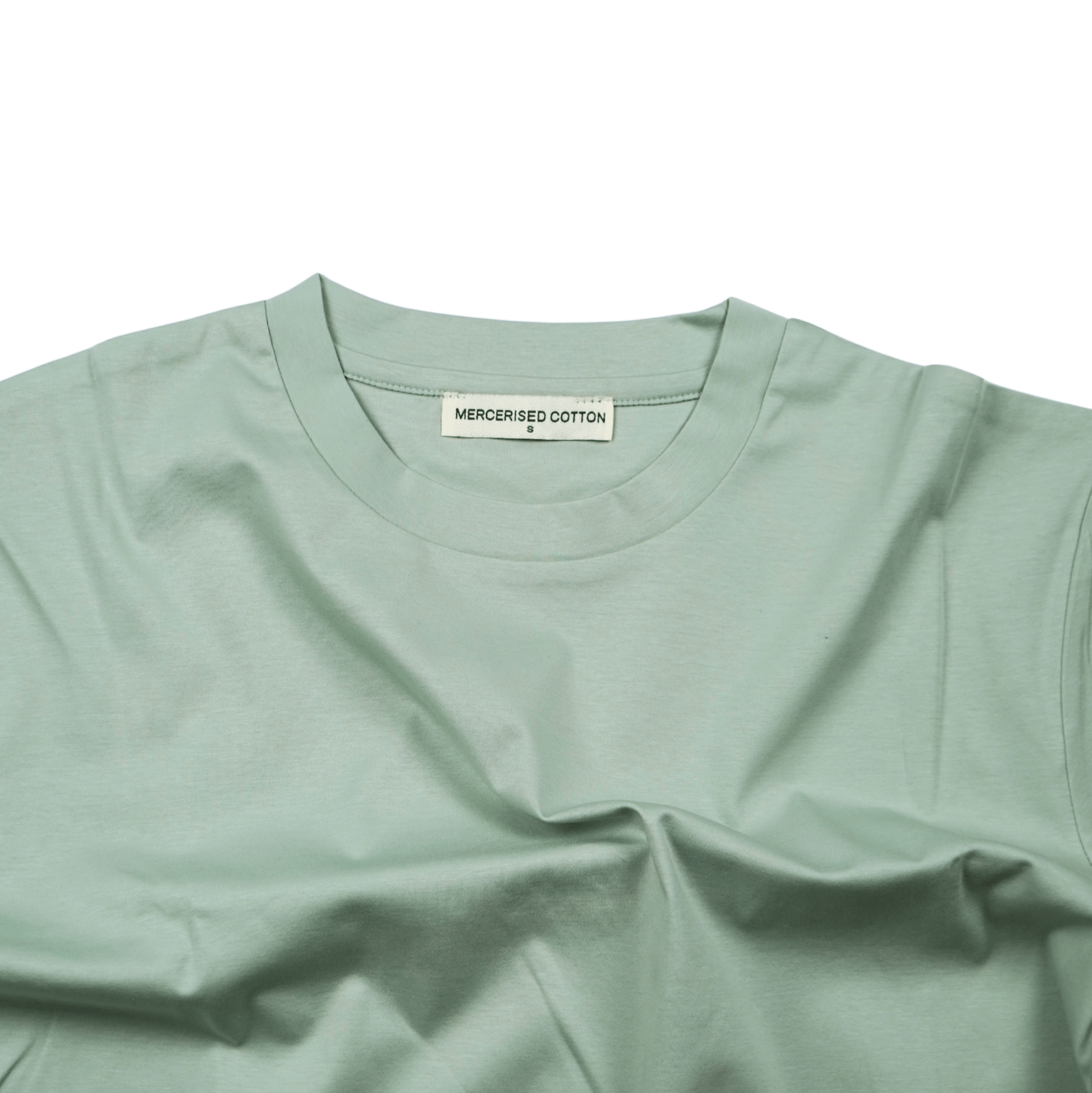 Plain Label Mercerized Cotton T-Shirt Mint