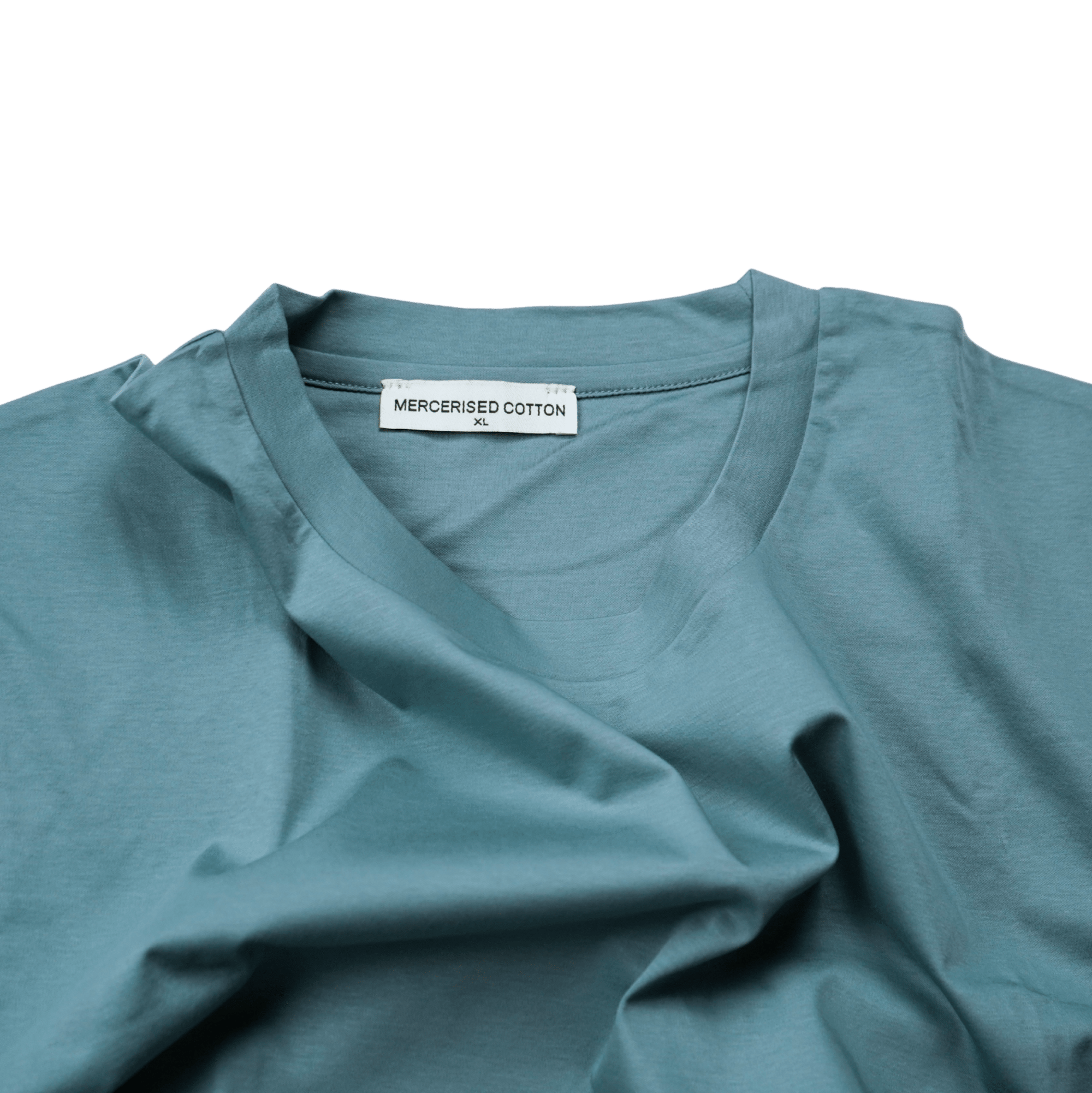 Plain Label Mercerized Cotton T-Shirt Teal