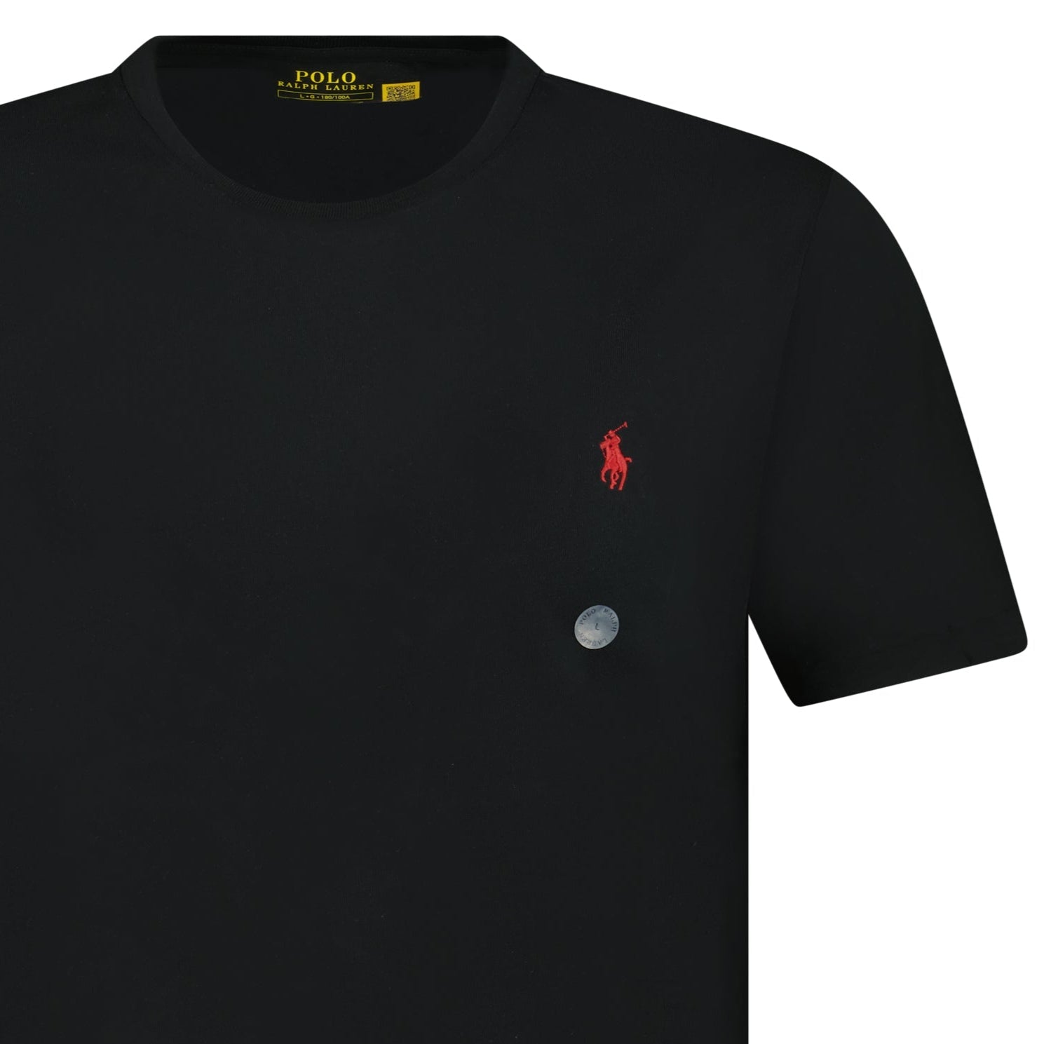 Polo Ralph Lauren Custom Slim Fit T-Shirt in Black