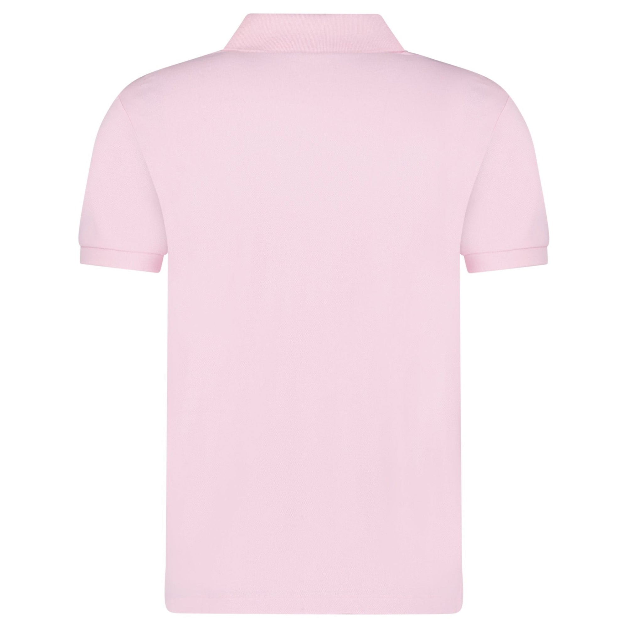 Polo Ralph Lauren Cotton Custom Slim Fit Polo Shirt in Pink