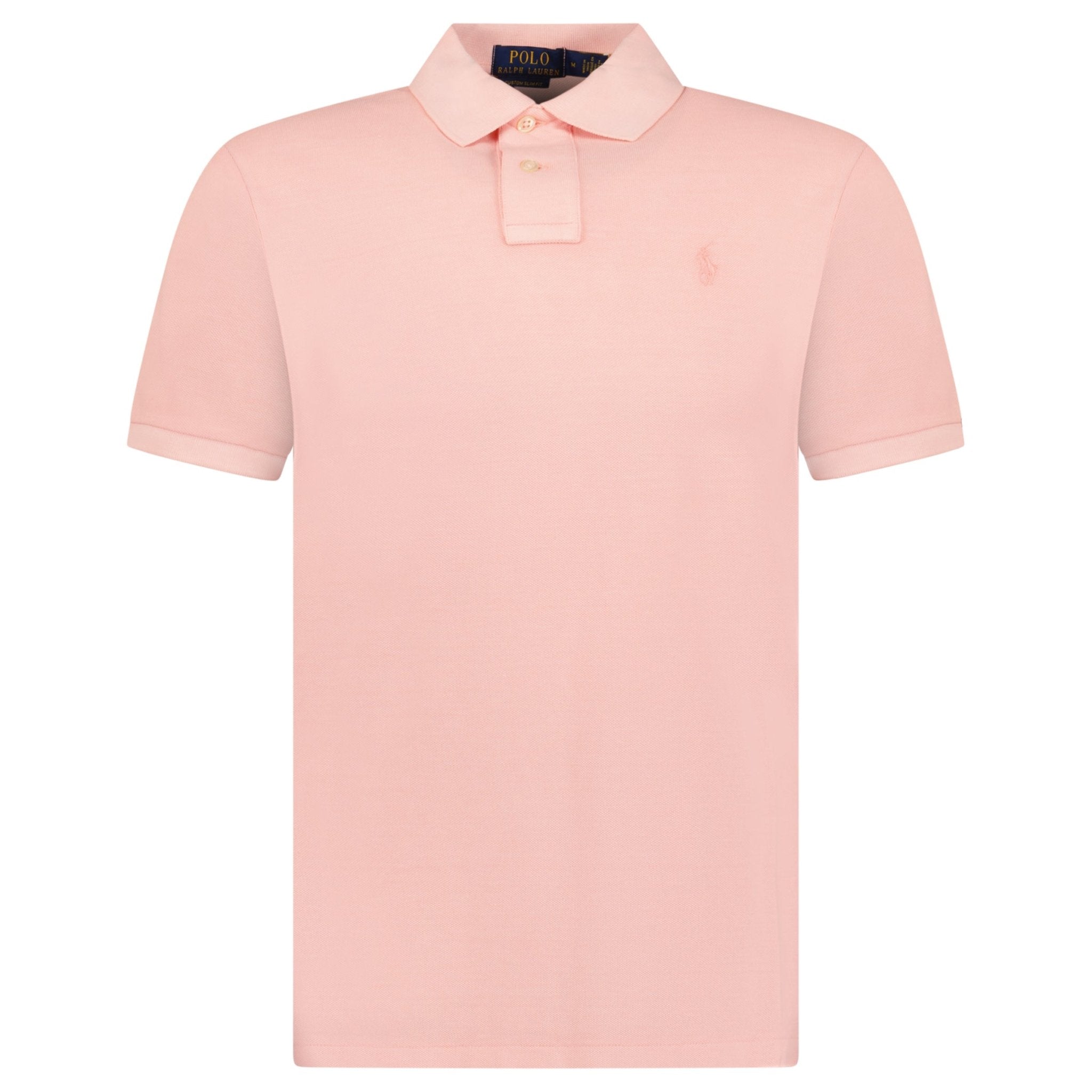 Polo Ralph Lauren Custom Slim Fit Mesh Polo Shirt in Rose